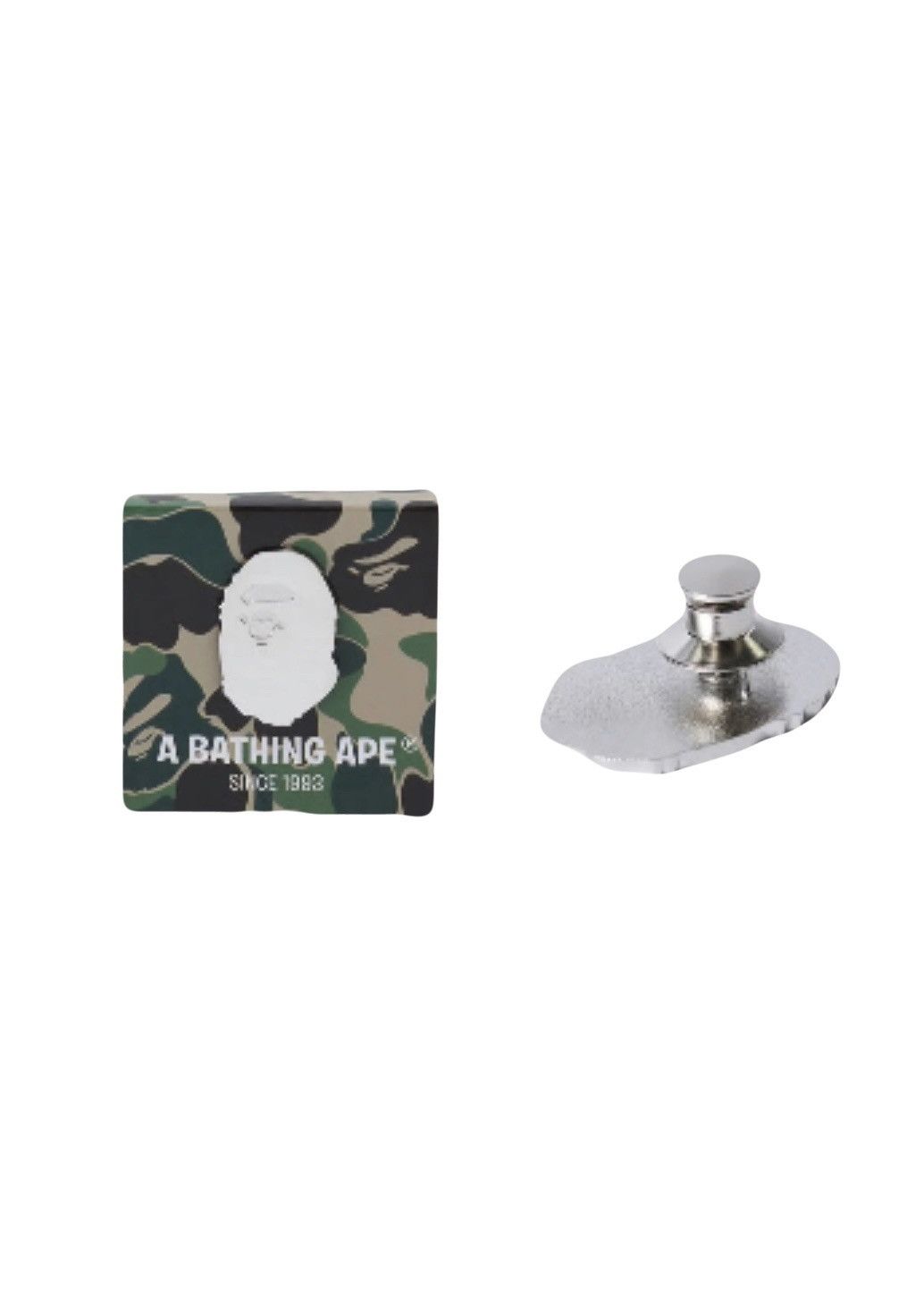 Bape BAPE Ape Pin Silver Size ONE SIZE - 1 Thumbnail