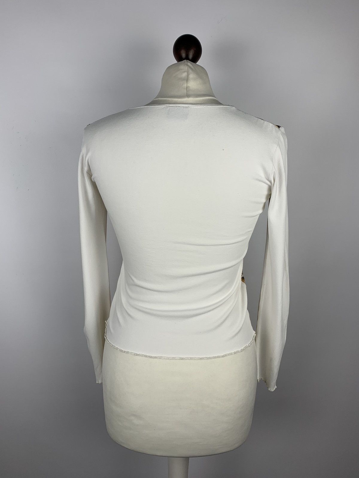 Just Cavalli Vintage Y2K Just Cavalli Floral Long Sleeve T-Shirt Y2K Tee Size S / US 4 / IT 40 - 4 Thumbnail