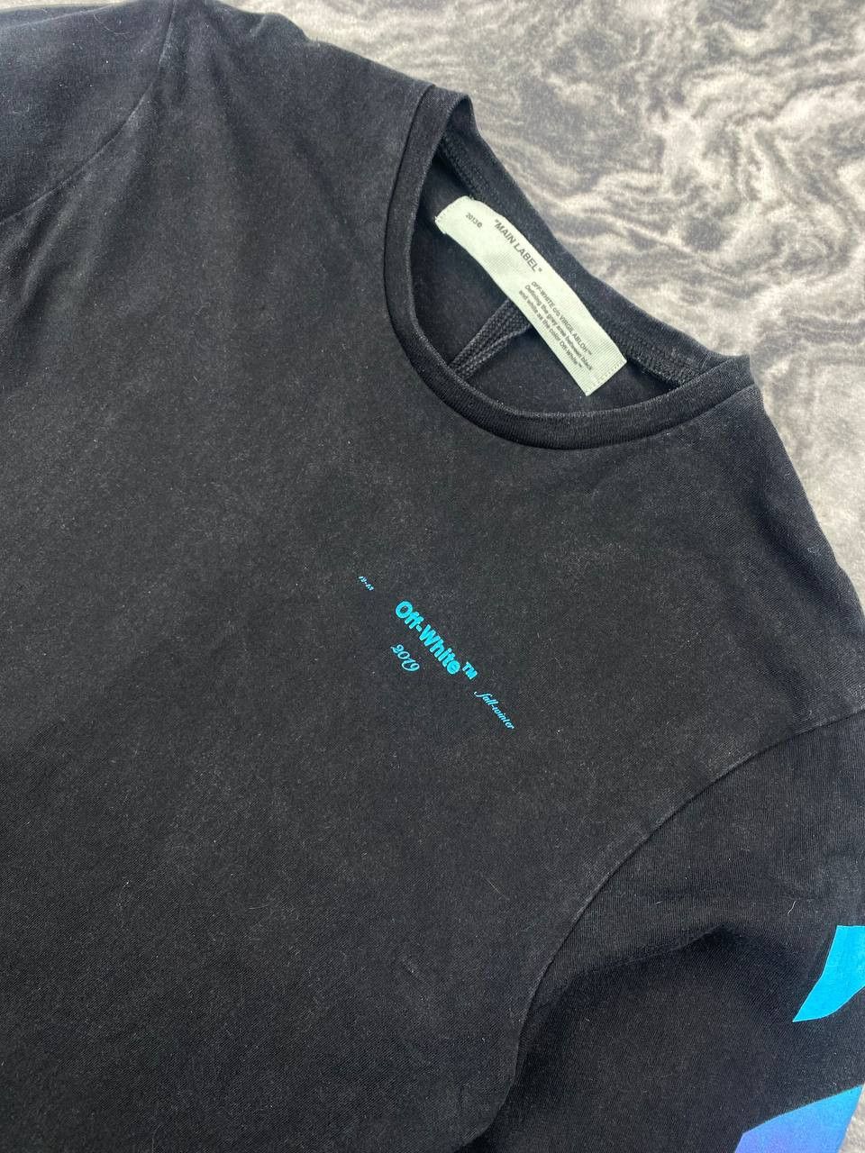 Off-White Off White Diagonal Gradient Long Sleeve Big Logo Men Size US L / EU 52-54 / 3 - 3 Thumbnail