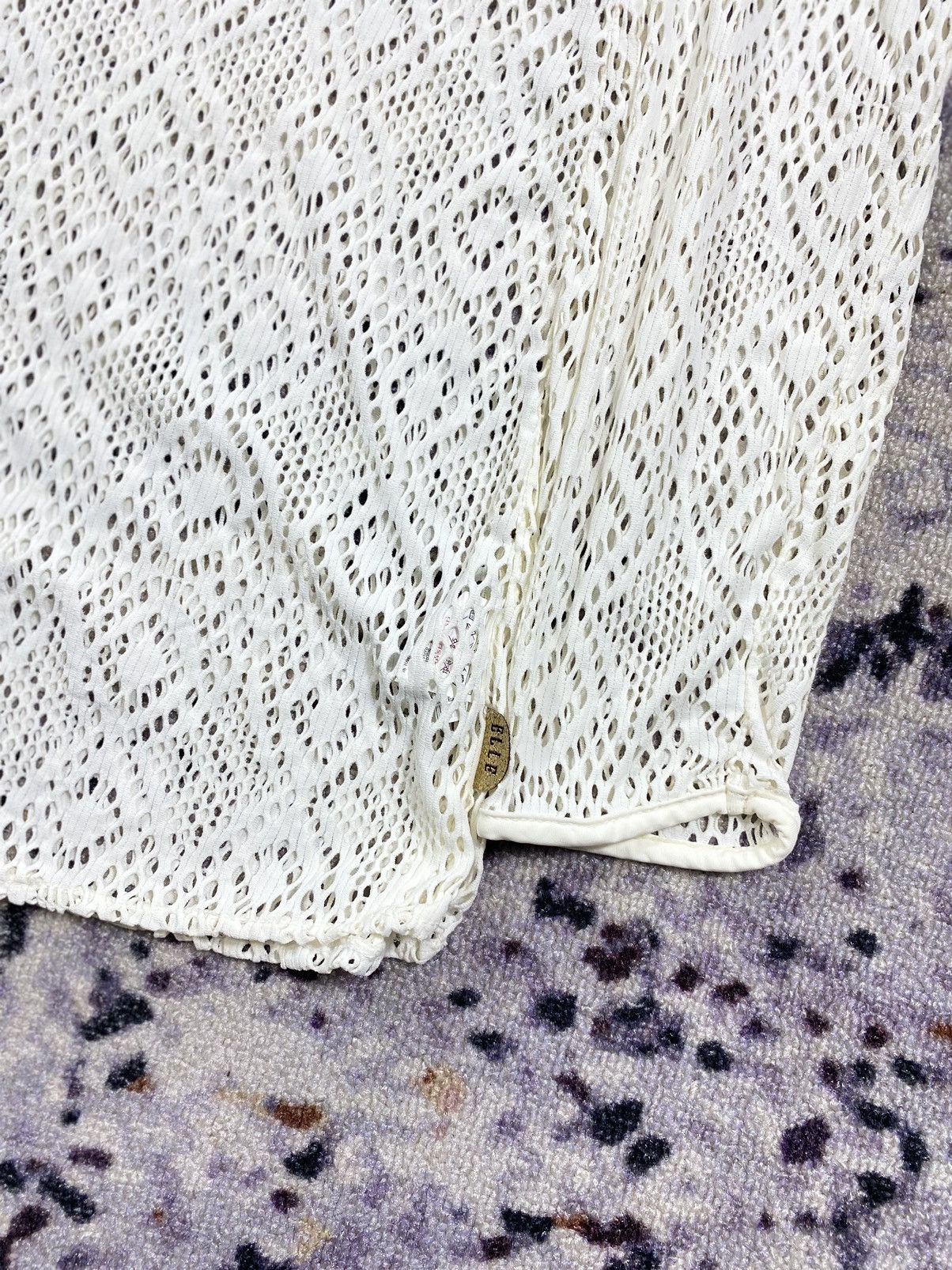 Japanese Brand Elle Mesh long sleeve lgb style Size US M / EU 48-50 / 2 - 5 Thumbnail