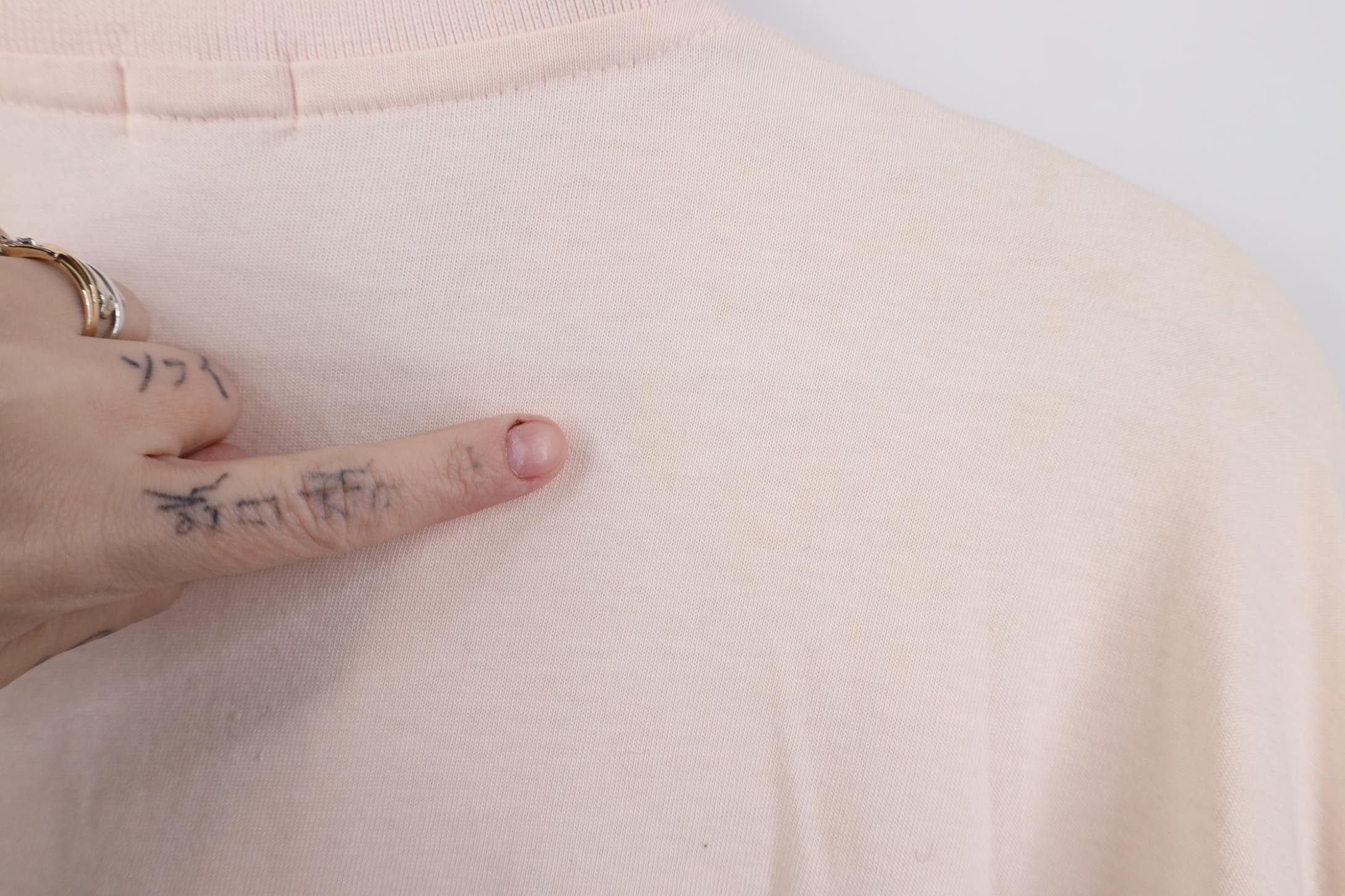 Guess Vintage 80s 90s Guess Triangle Knit Golf Polo Shirt Pink Size US L / EU 52-54 / 3 - 12 Thumbnail