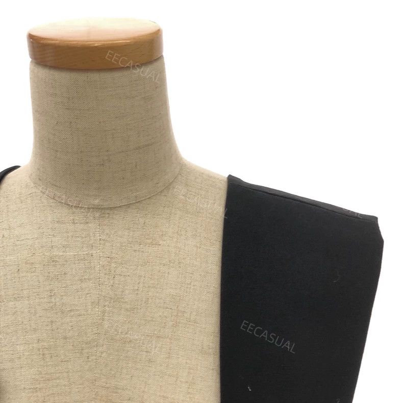 Comme des Garcons Comme Des Garcons Black Wool Offset Strap Skirt Pleated Sk Size XS / US 0-2 / IT 36-38 - 5 Thumbnail