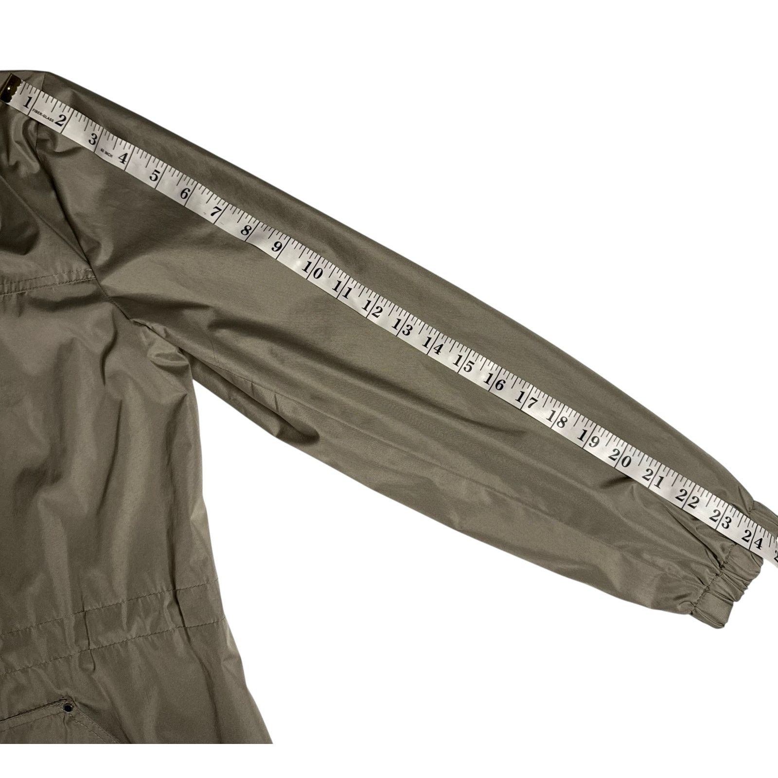 Other Laura Scott Women’s Hooded Windbreaker Zip Jacket – Beige Size S / US 4 / IT 40 - 14 Thumbnail