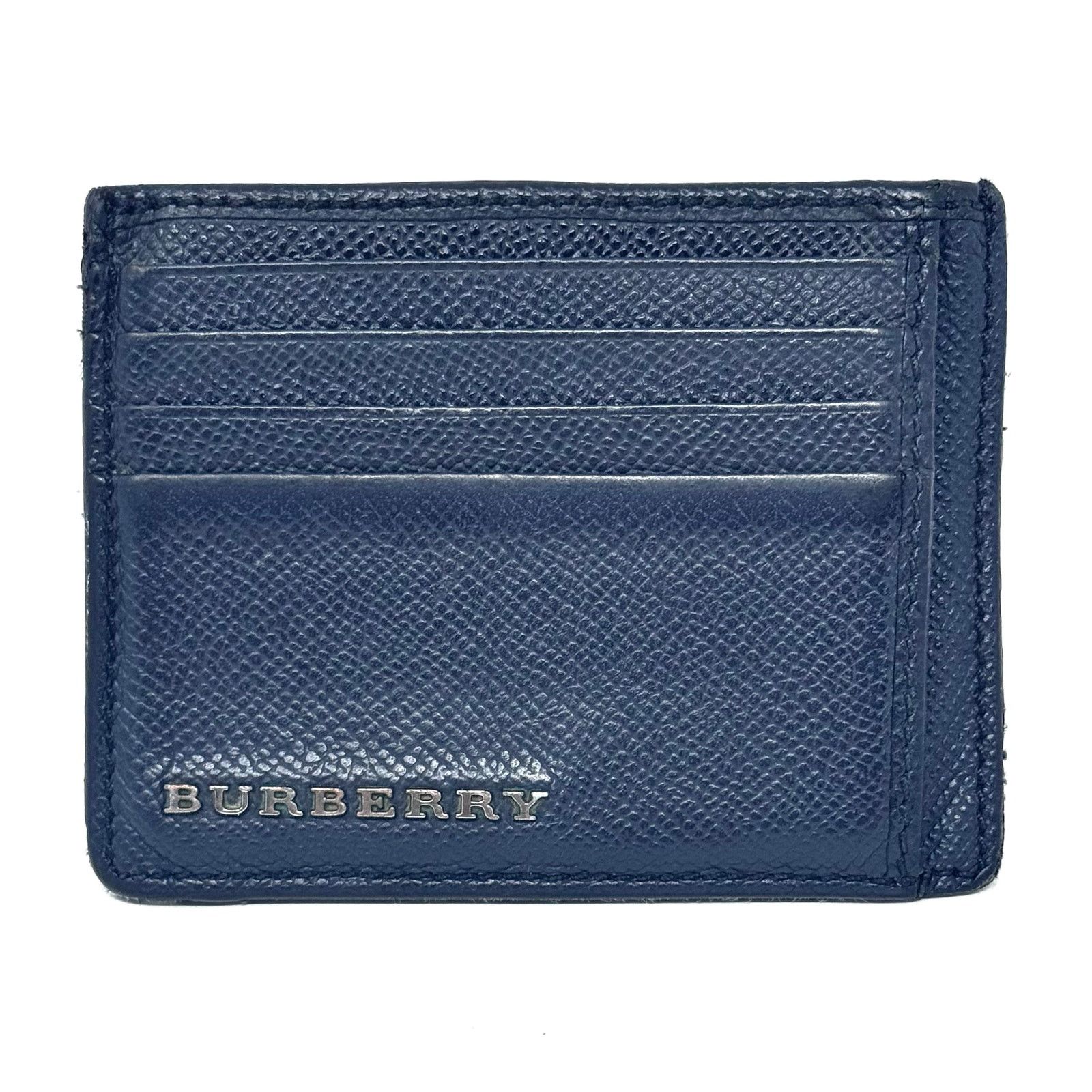 Burberry Burberry Navy Cardholder Wallet Size ONE SIZE - 1 Thumbnail
