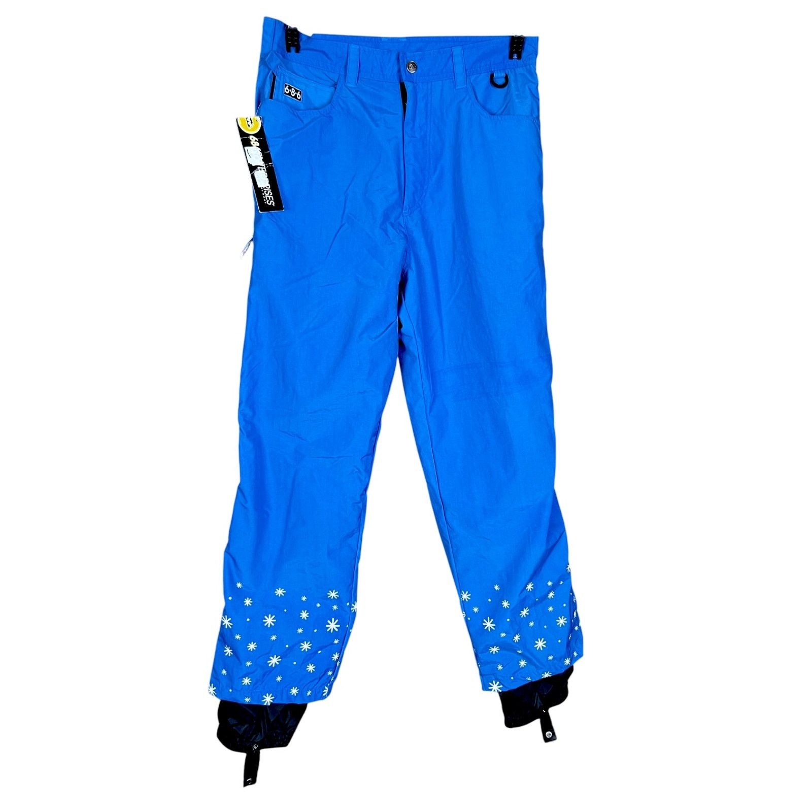 686 Vintage 686 Enterprises Men's Large Blue Snowboarding Pants Size US 34 / EU 50 - 11 Thumbnail