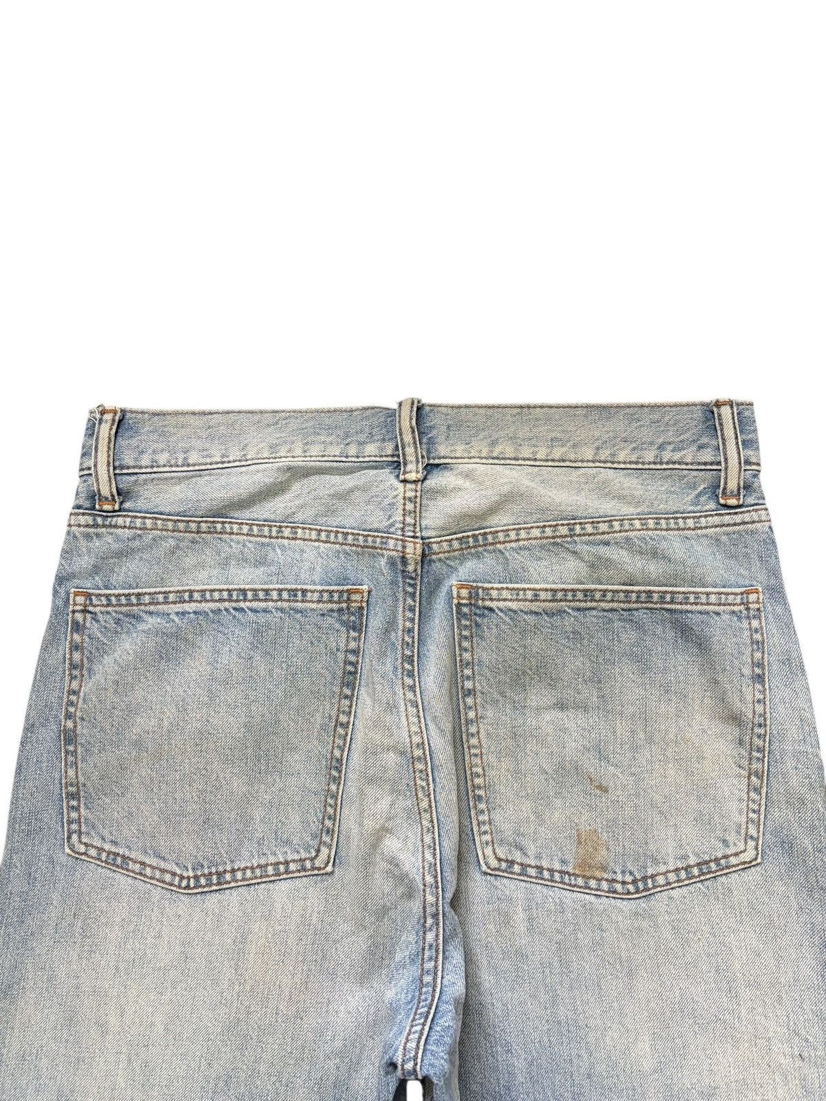 Lemaire × Uniqlo Vintage Uniqlo Lemaire Mud Wash Distress Baggy Jeans Size US 31 - 4 Thumbnail
