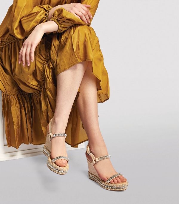 Christian Louboutin o1s1wg110924 Pyraclou Heeled in Multicolor Size US 6 / IT 36 - 6 Thumbnail