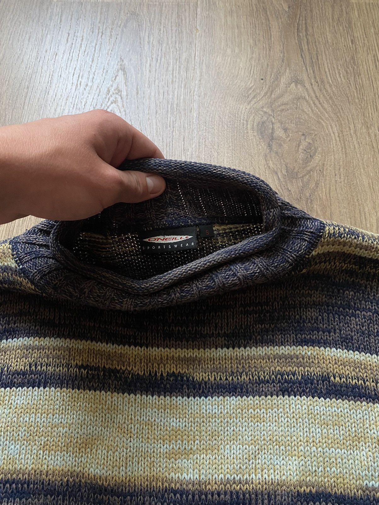 O'Neill × Vintage Vintage Oneill Knitted Surf Lana Wool Sweater Oakley Size US M / EU 48-50 / 2 - 6 Thumbnail