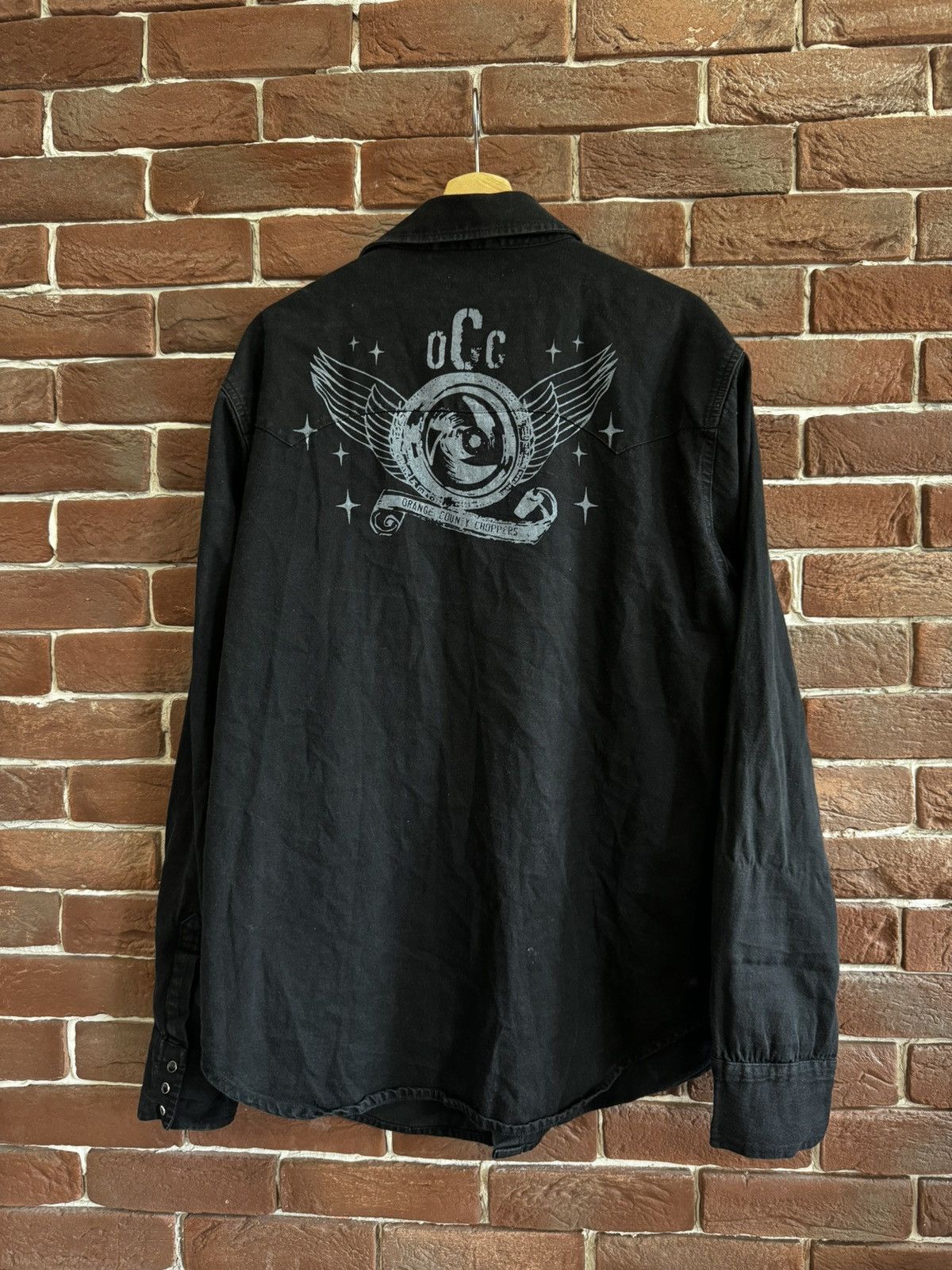 Vintage Rare Orange County Choppers Vintage Button Shirt Motorcycle Size US XL / EU 56 / 4 - 2 Thumbnail