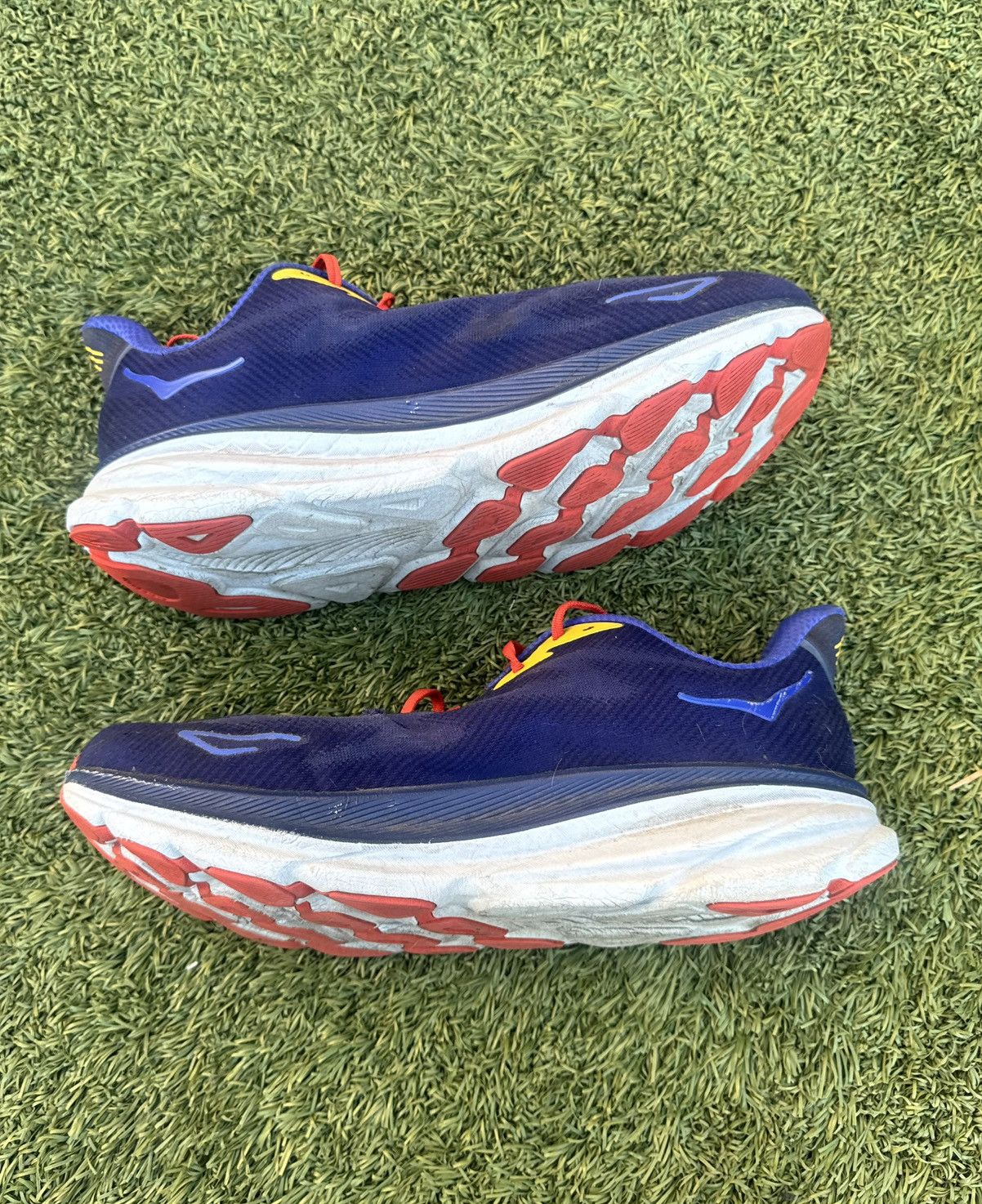 Hoka Hoka One One Clifton 9 Blue Cushioning Road Running Shoes 14 Size US 14 / EU 47 - 3 Thumbnail