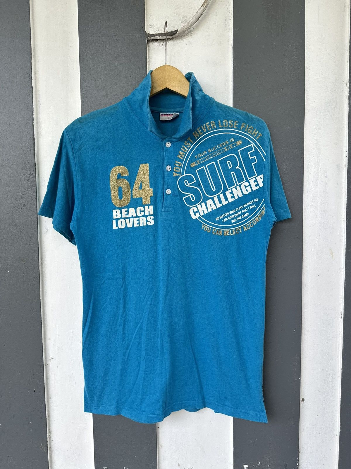 image of 20471120 x Beauty Beast Japanese Dope.h Shirt Like A Summer Style in Blue, Men's (Size Medium)