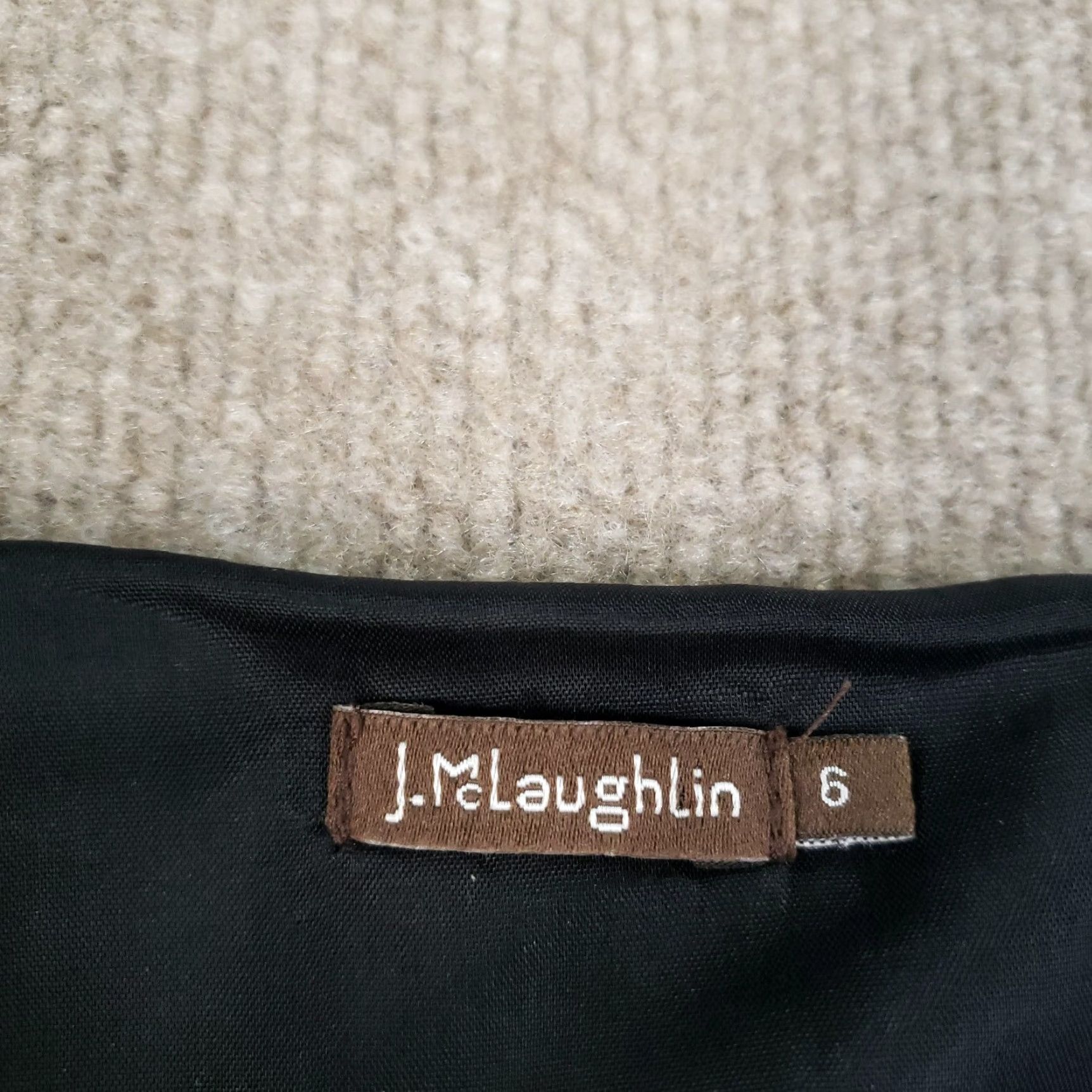 J.McLaughlin J. Mclaughlin Skirt Womens Size 6 Black Gold Knee Length A-line Lined Casual Size 28" / US 6 / IT 42 - 6 Thumbnail