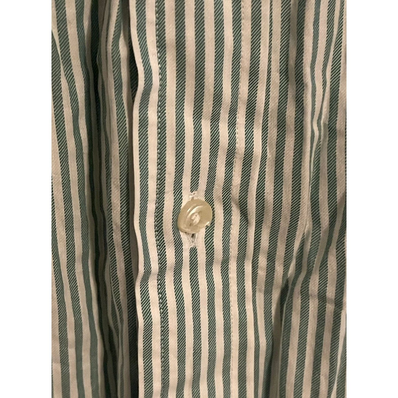 Polo Ralph Lauren VINTAGE Polo Ralph Lauren Custom Fit Pastel Green Stripes L/S Button Up Shirt Mens L Size US L / EU 52-54 / 3 - 5 Thumbnail