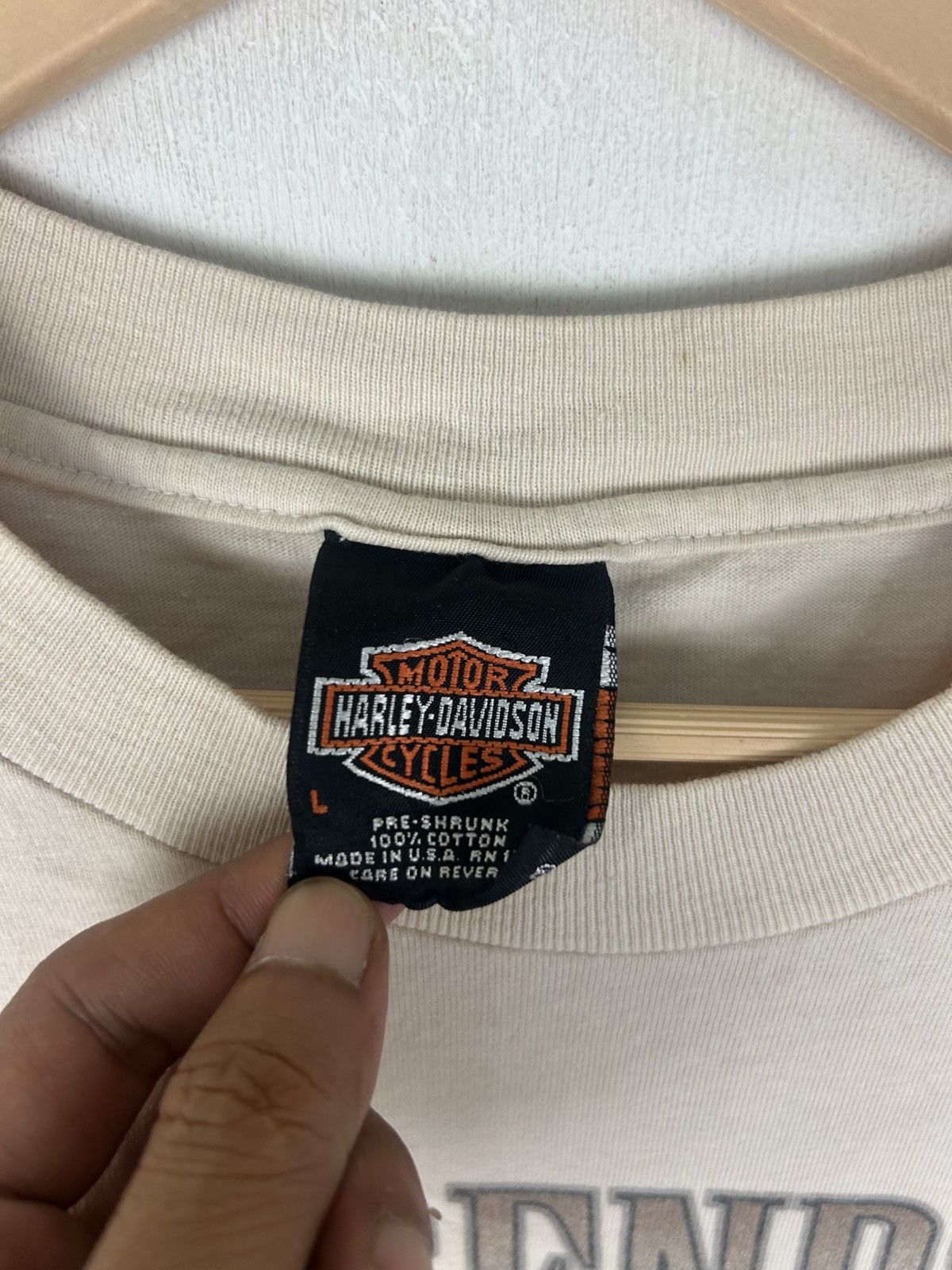 Harley Davidson × Vintage Vintage Y2K Harley Davidson /Legend can’t stand still Size US L / EU 52-54 / 3 - 6 Thumbnail