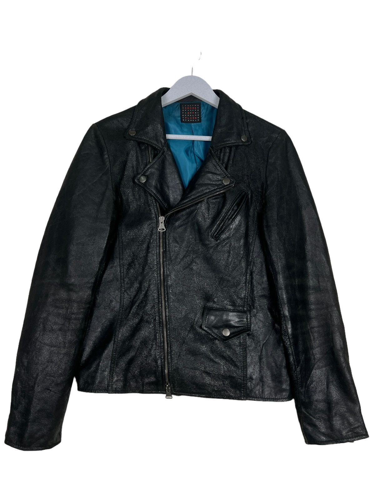 Issey Miyake 🔥 SENSE OF PLACE GOAT HIDE LEATHER MOTO JACKET Size US S / EU 44-46 / 1 - 2 Thumbnail