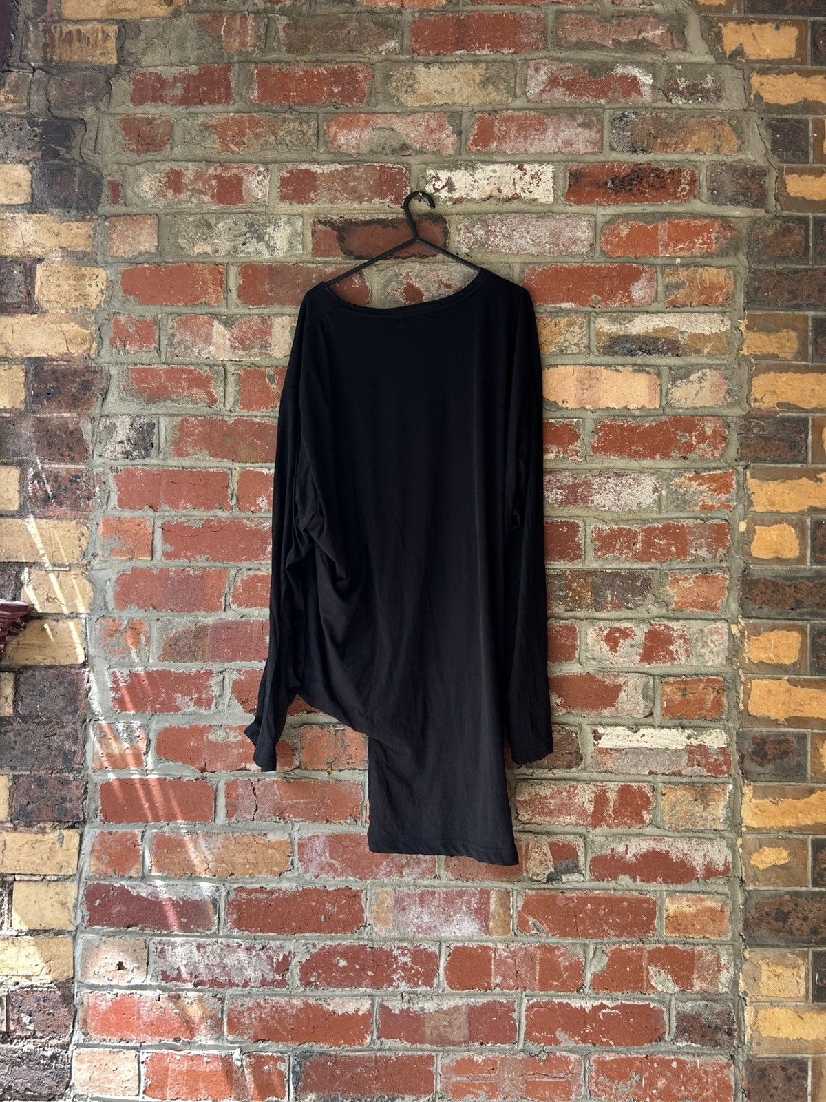 Yohji Yamamoto Pour Homme SS19 Asymmetrical Longsleeve Size US L / EU 52-54 / 3 - 2 Thumbnail