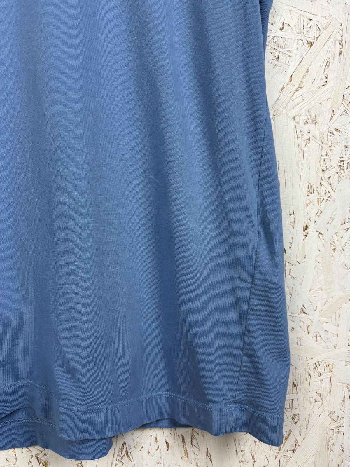 Moncler Moncler Blue Flocked T-Shirt Cobalt Blue XL Size US XL / EU 56 / 4 - 4 Thumbnail