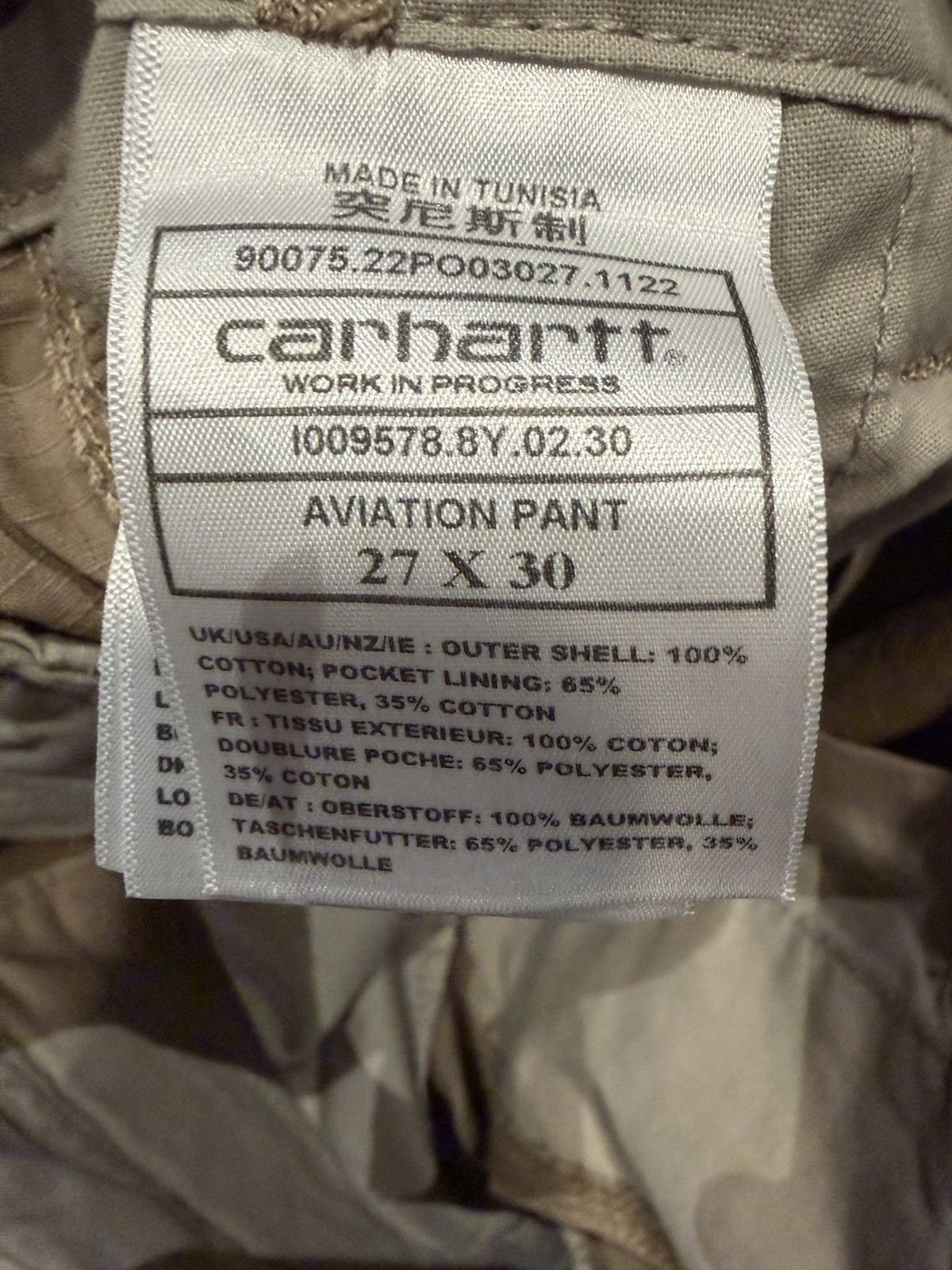 Carhartt Wip Carhartt WIP Cargo Pants Size US 27 - 5 Thumbnail