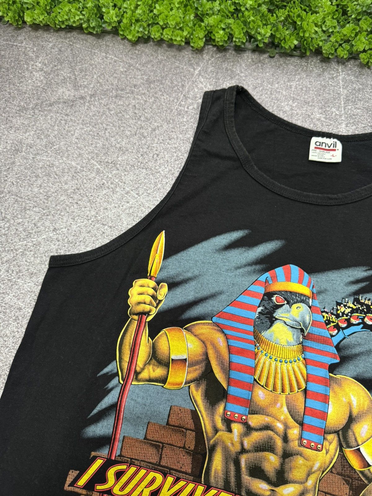 Vintage Vintage I Survived Montu Dased And Confused 90s Shirt Size US L / EU 52-54 / 3 - 5 Thumbnail