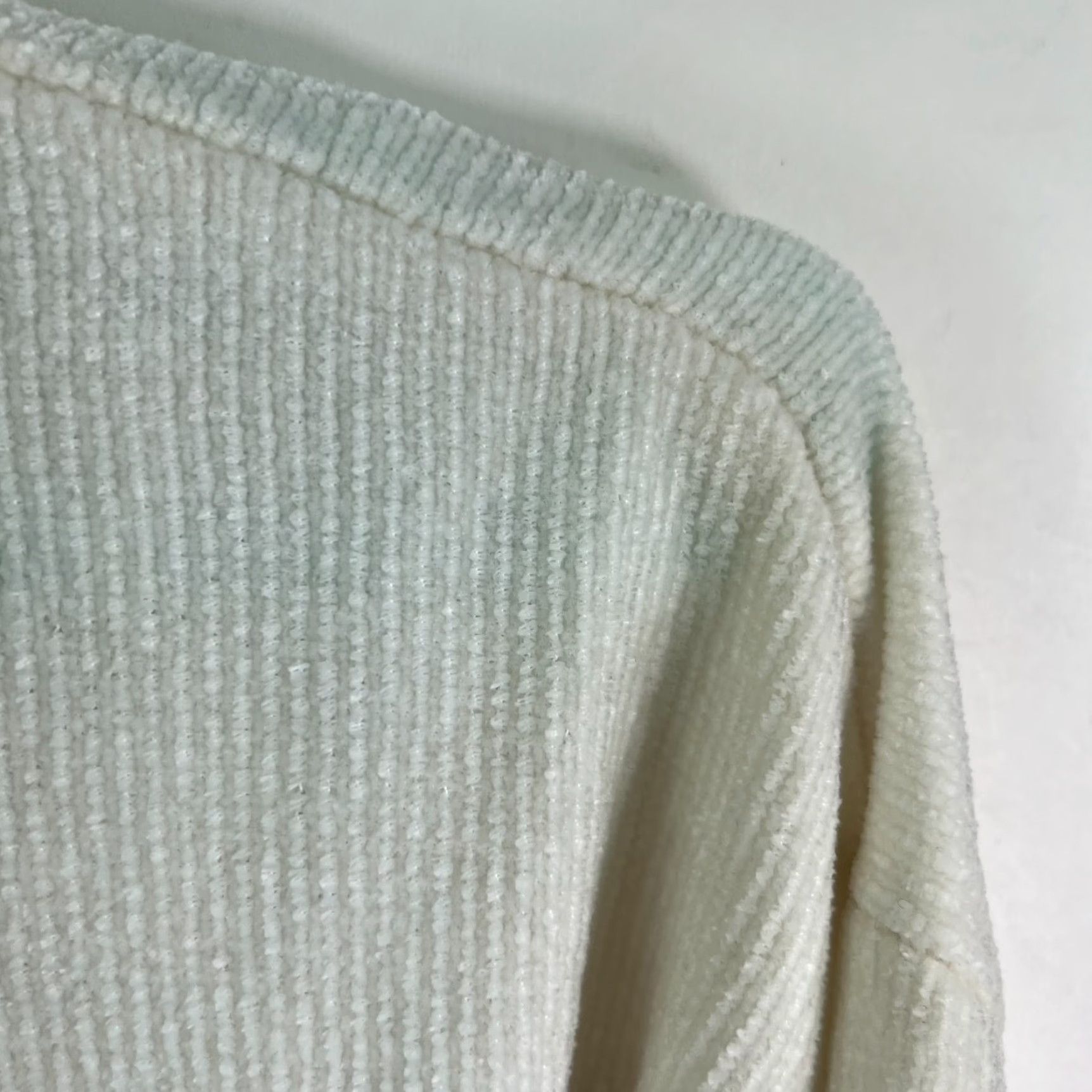 Christian Siriano Christian Seriano Sweater Womens M size White/Purple Bohemian Oversized Knit Pullover Size M / US 6-8 / IT 42-44 - 3 Thumbnail