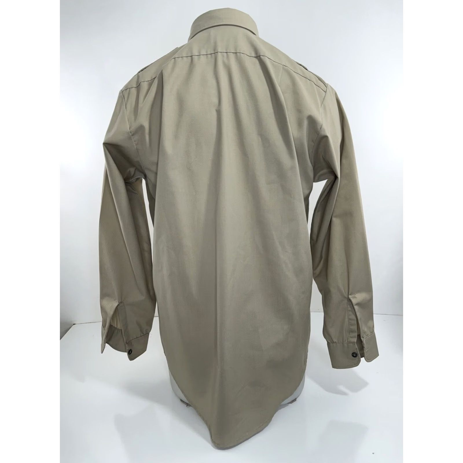 Eddie Bauer VINTAGE EDDIE BAUER SAFARI Bush Hunting Shirt Mens 15.5 Beige Tan Size US L / EU 52-54 / 3 - 3 Thumbnail