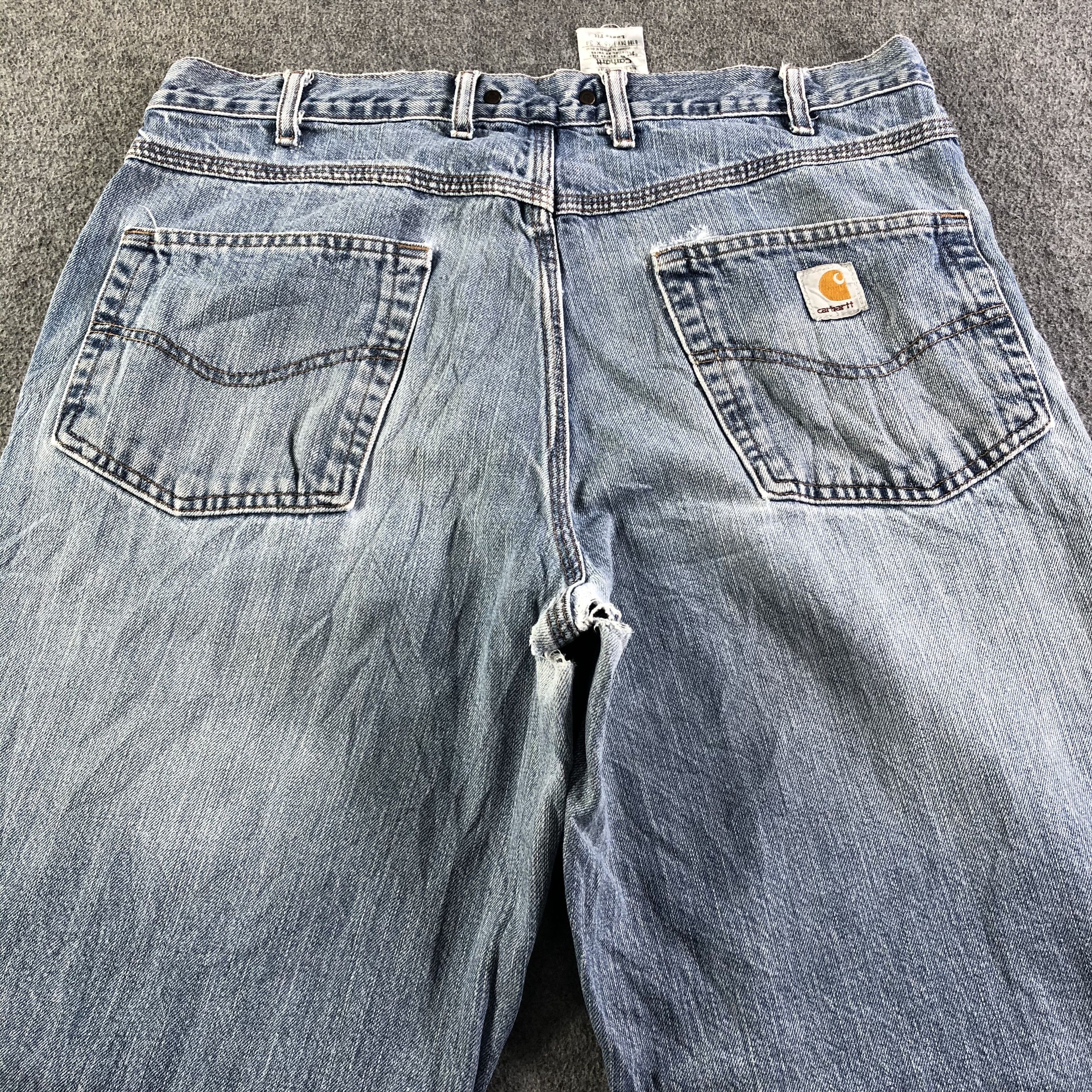Carhartt Vintage Blue Wash Carhartt Jeans-J3868 Size US 36 / EU 52 - 4 Thumbnail