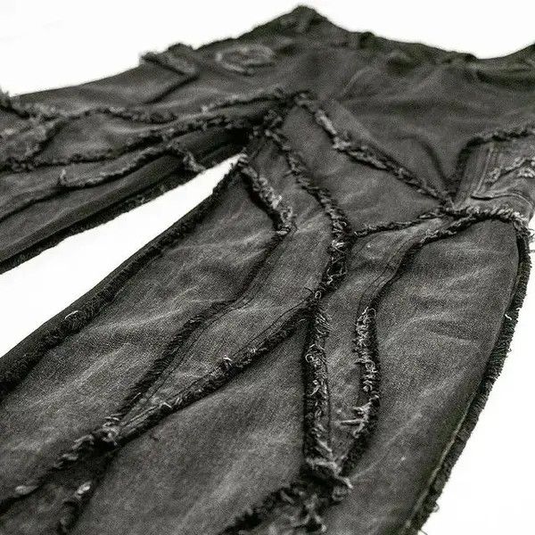 VIBE Oversize Jeans Hip Hop Casual Loose Wide Leg Punk Rock Style Size US 32 / EU 48 - 4 Thumbnail