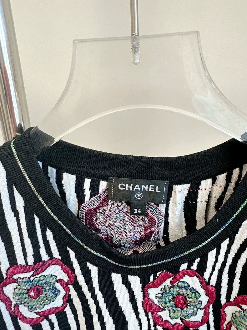 Chanel Chanel 23S flower knitted vest Size XXS / US 00 / IT 34 - 4 Thumbnail