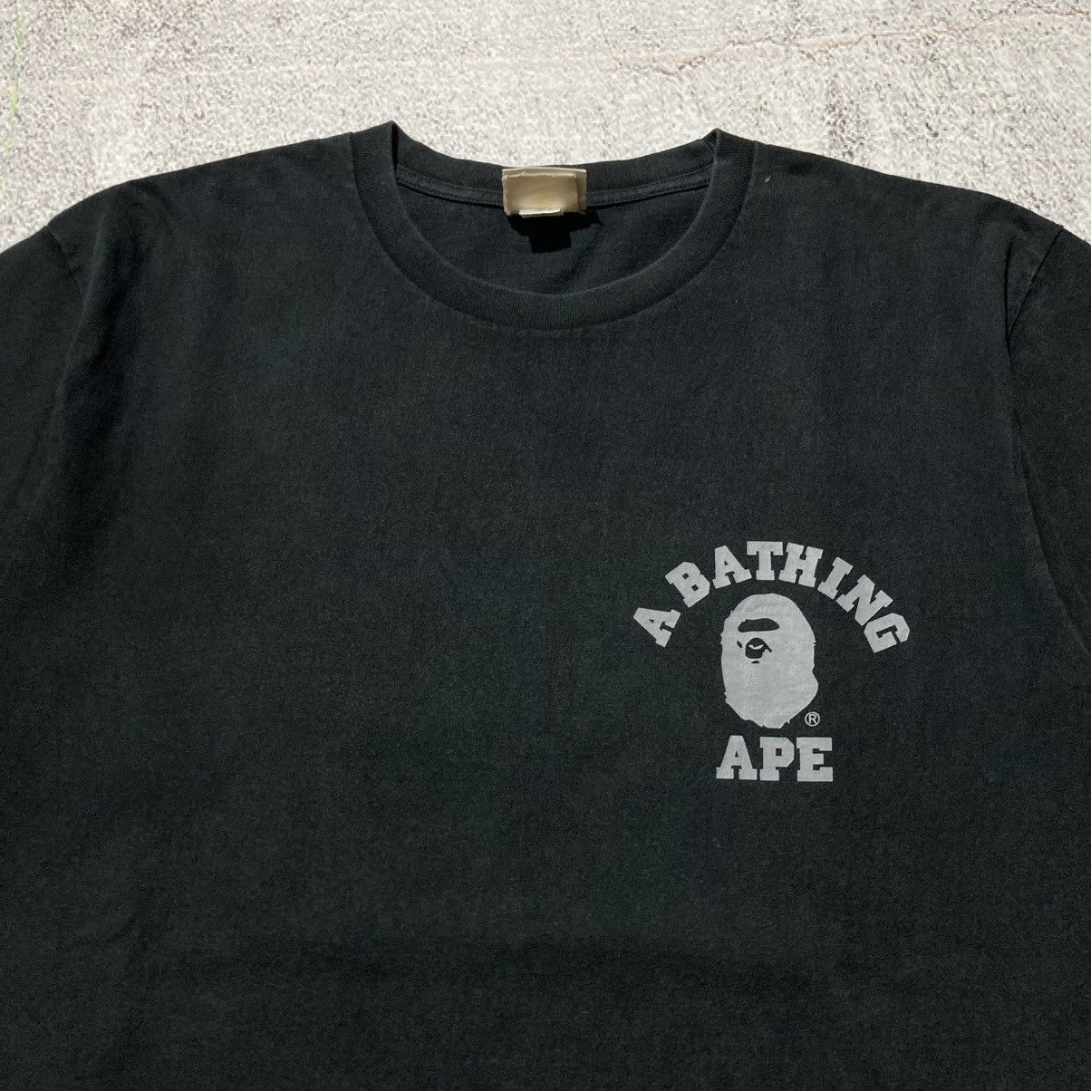 Bape Bape A Bathing Ape College Logo “Together Strong” Tee Black Size US XL / EU 56 / 4 - 3 Thumbnail