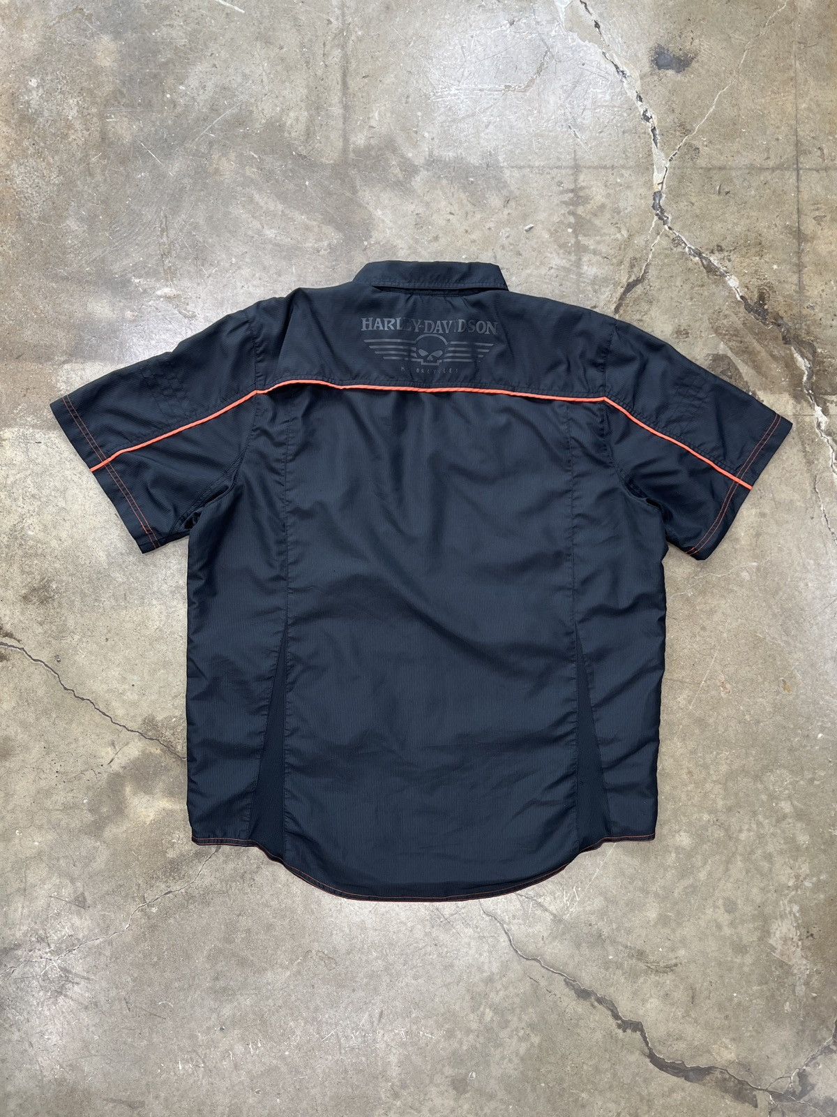 Harley Davidson × Vintage Harley Davidson Button-Up Double Pocket Shirt XL Size US XL / EU 56 / 4 - 4 Thumbnail