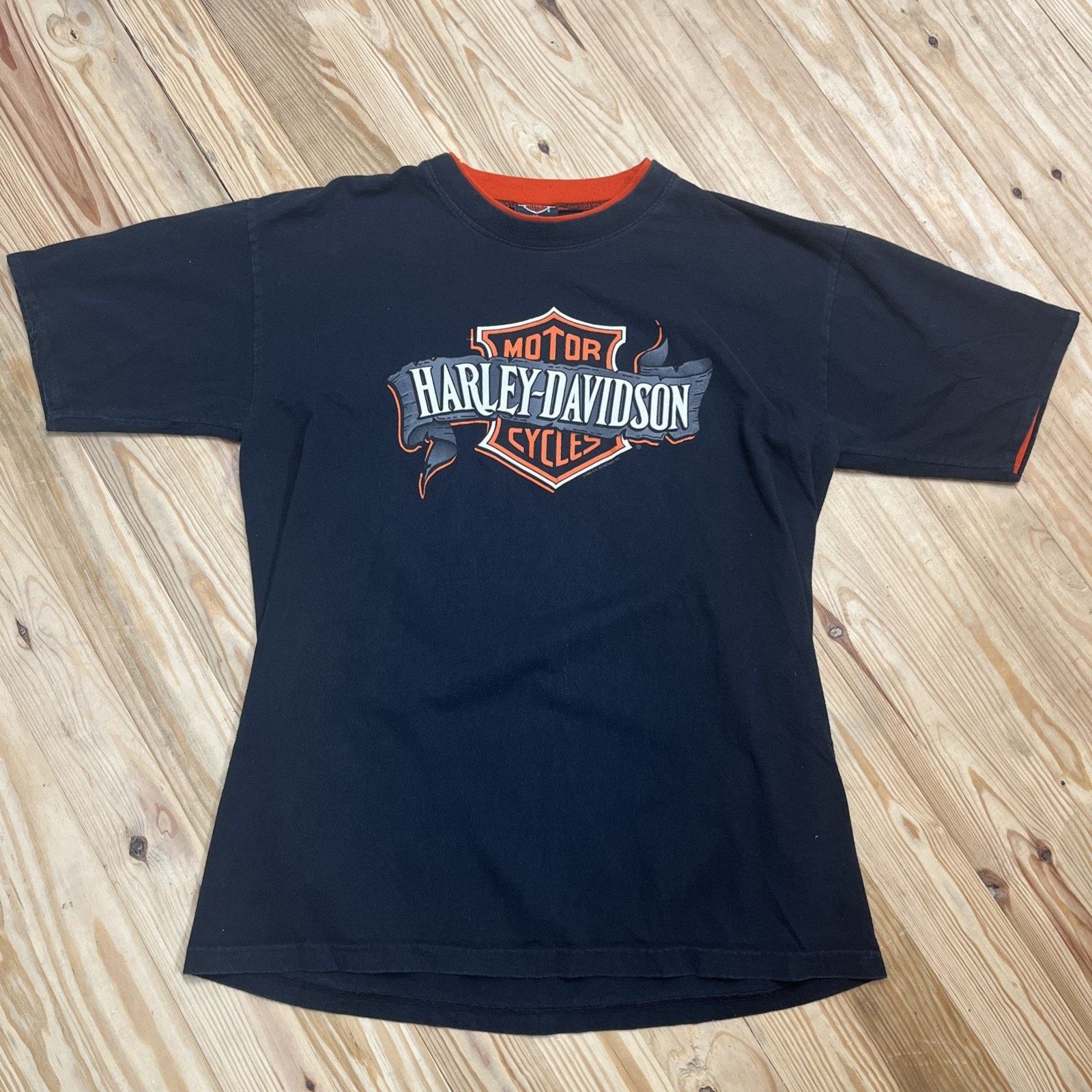 Harley Davidson Vtg 1993 Harley Davidson Tee Eagle Super Bikes XL Size US XL / EU 56 / 4 - 1 Thumbnail