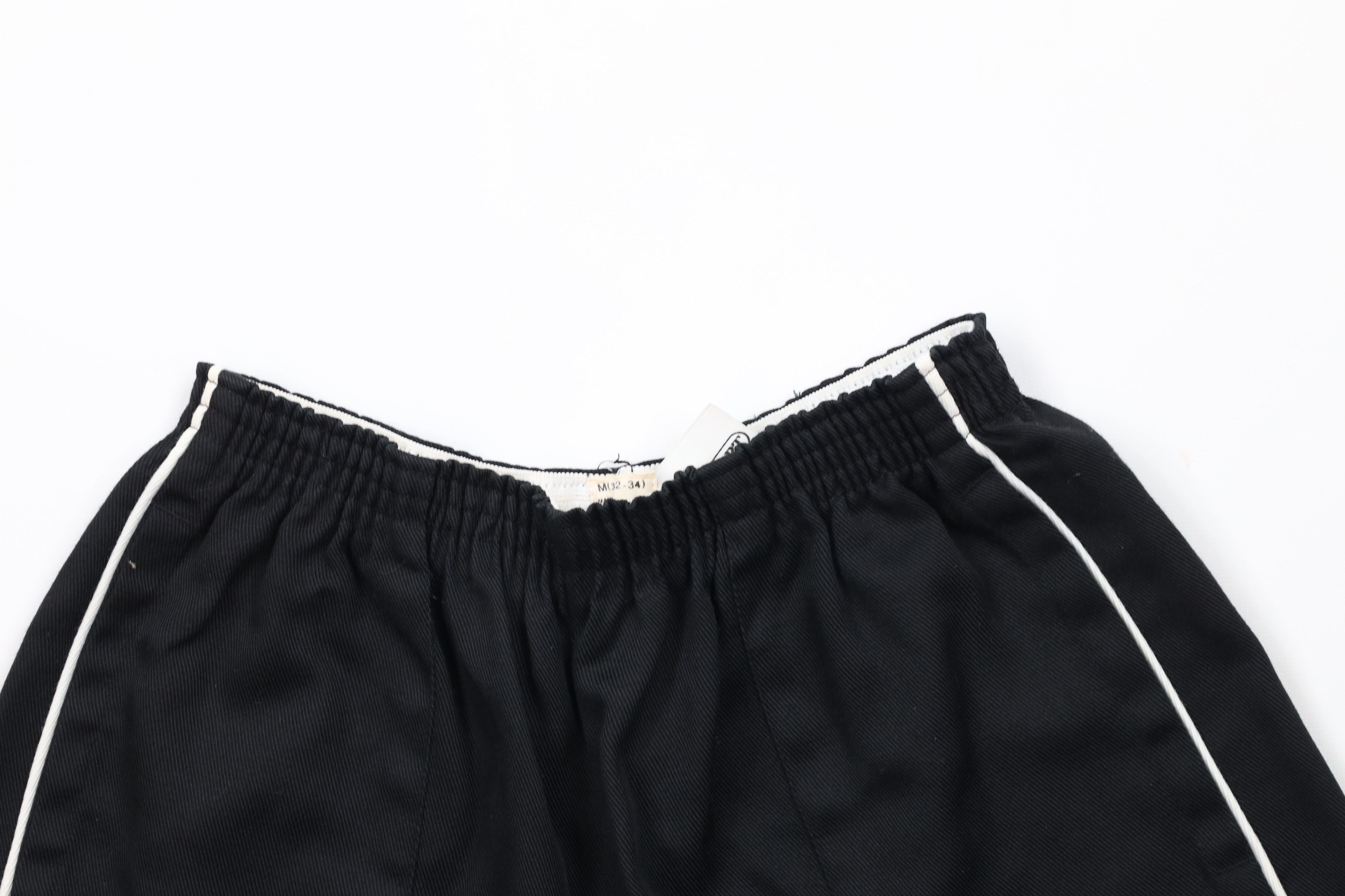 Vintage Vintage 70s Streetwear Running Short Shorts Black USA Size 23" - 2 Thumbnail