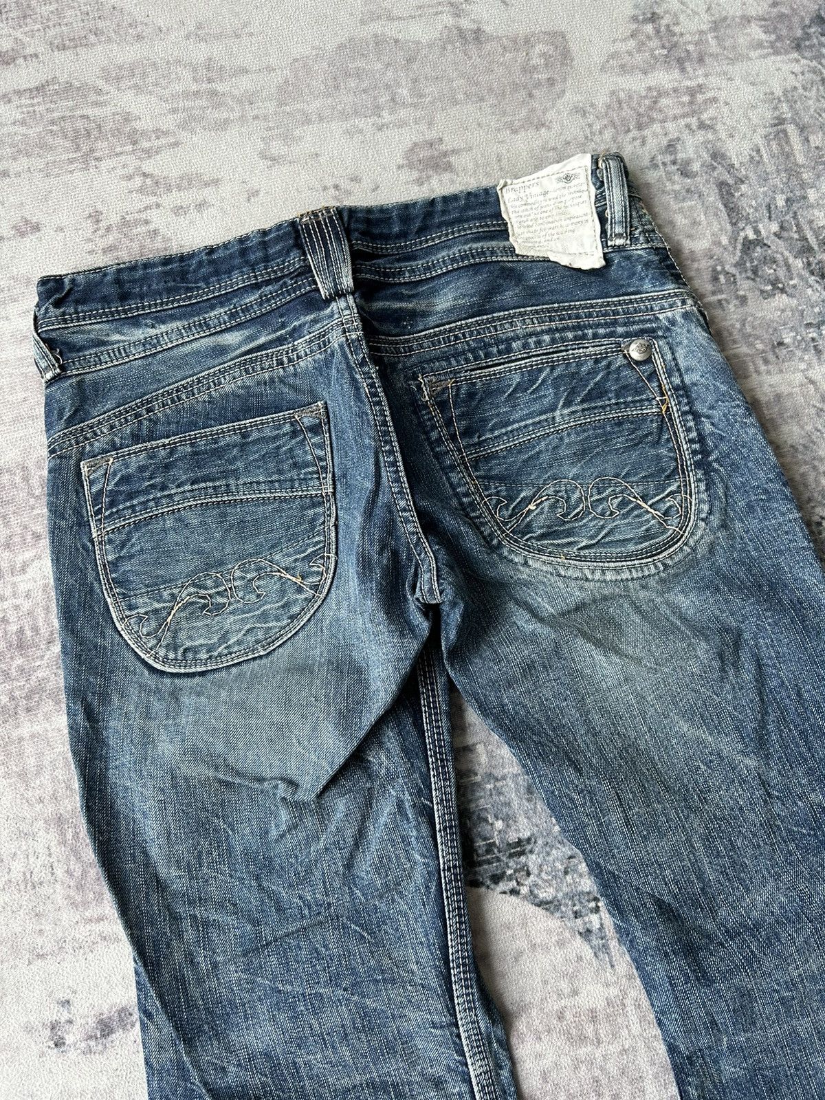 If Six Was Nine Flared Design By Lady Vintage Jeans Size 30" / US 8 / IT 44 - 5 Thumbnail