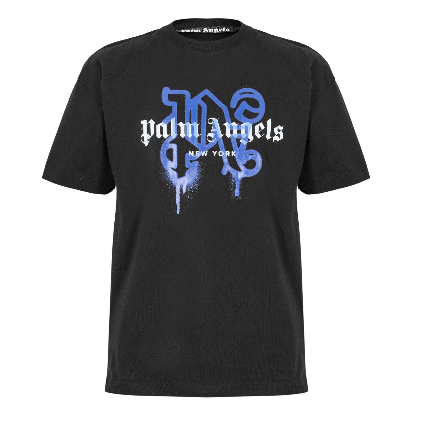 Palm Angels o1g2r1mq0426 Ny Mono T-Shirt in Black Size US XS / EU 42 / 0 - 1 Thumbnail