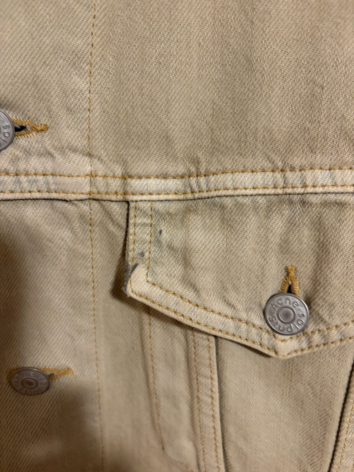 Acne Studios Acne Studios 1998 denim jacket indigo sand Size US S / EU 44-46 / 1 - 2 Thumbnail