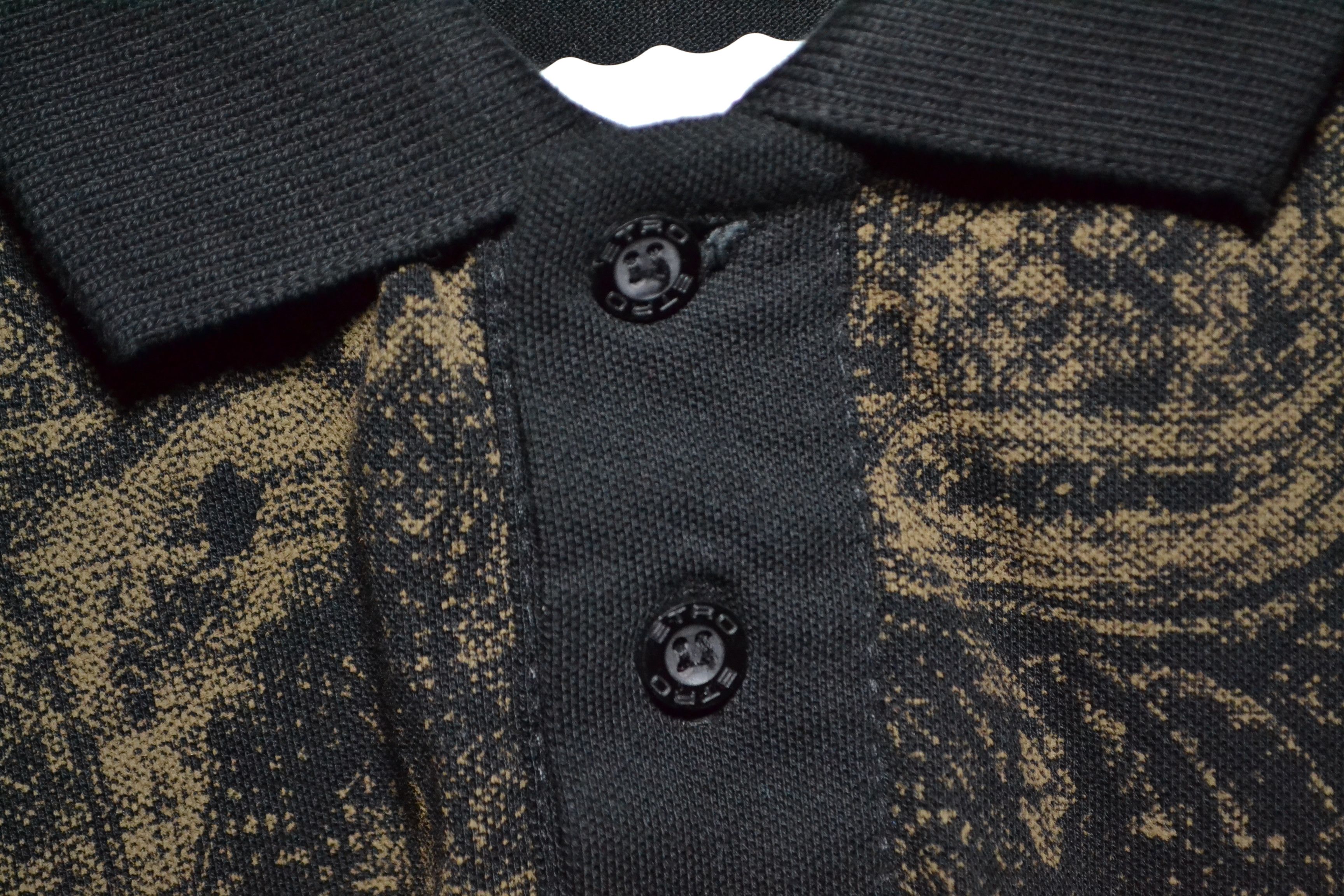 Etro Etro Black Paisley Print Polo Shirt XL Size US XL / EU 56 / 4 - 5 Thumbnail