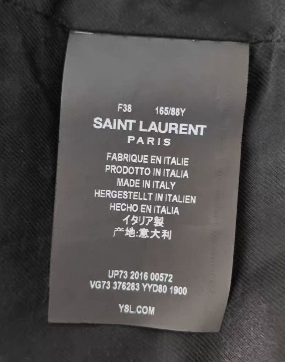 Saint Laurent Paris × Yves Saint Laurent Saint Laurent SLP Teddy baseball jersey2410-Nextarrow Size S / US 4 / IT 40 - 6 Thumbnail
