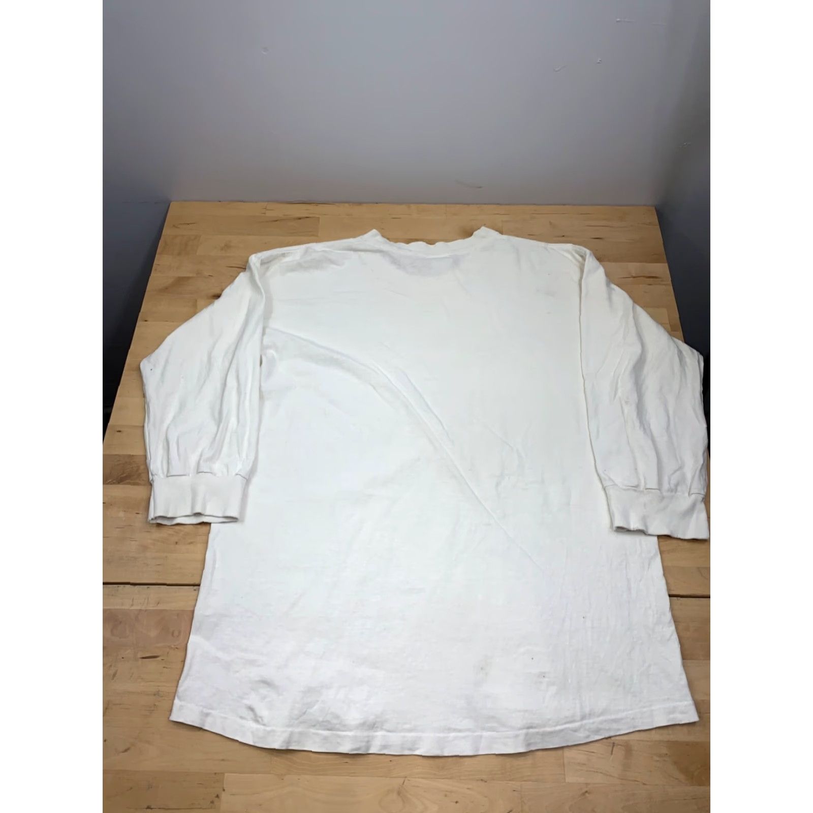 Guess Womens Vintage 90s Guess White Shirt 3/4 Sleeve Logo Made in USA XL Shirt Womens Size XL / US 12-14 / IT 48-50 - 4 Thumbnail