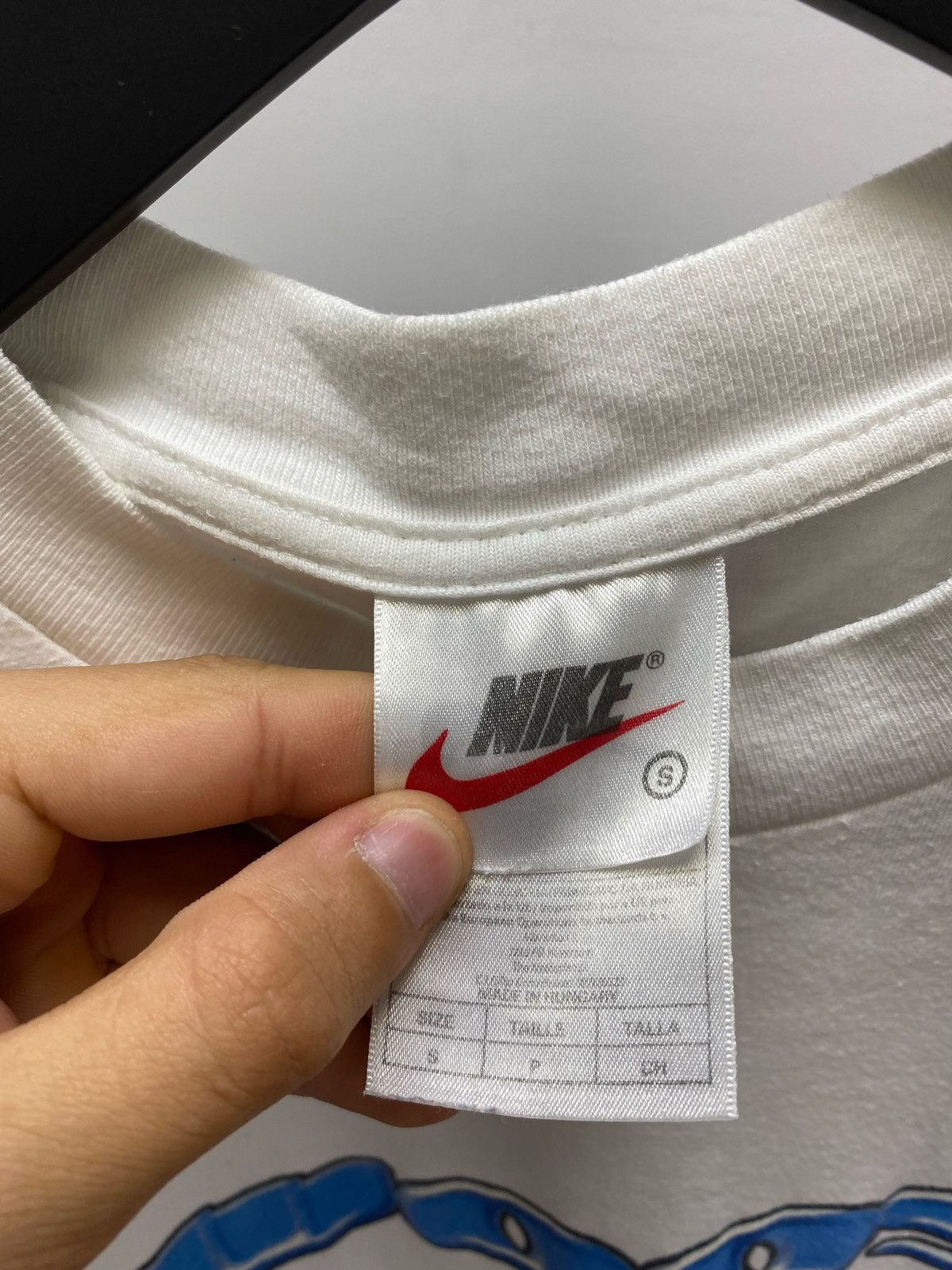 Other 90s Vintage Nike Swoosh Center Logo T-Shirt Size US S / EU 44-46 / 1 - 18 Thumbnail