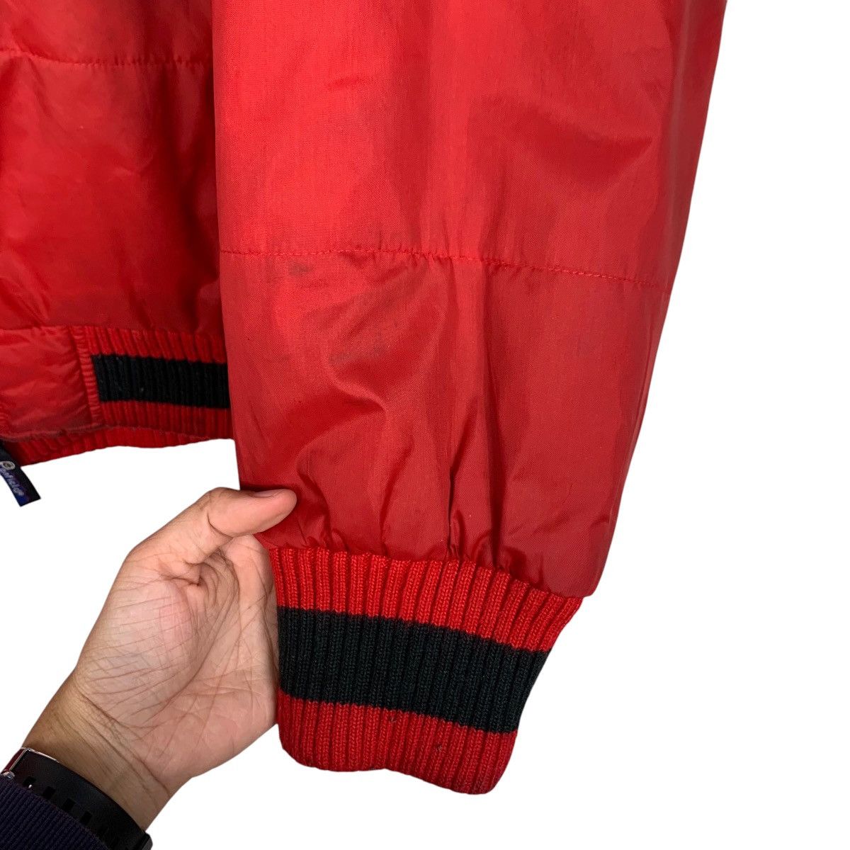Penfield PENFIELD Red Nylon Faux Fur Hooded Jacket #2781-C125 Size US L / EU 52-54 / 3 - 8 Thumbnail