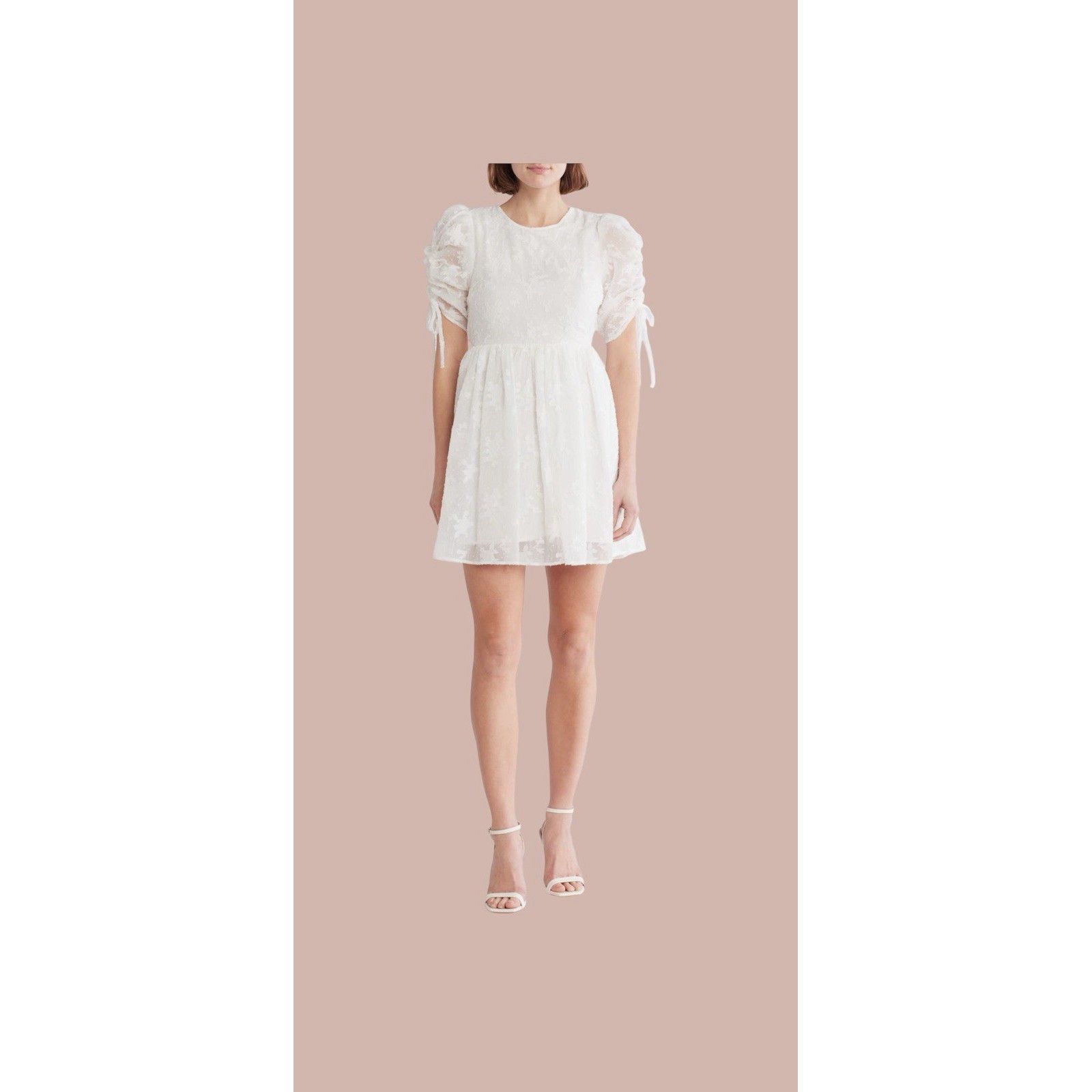 Other Lush White Lace Midi Dress Size S / US 4 / IT 40 - 1 Thumbnail