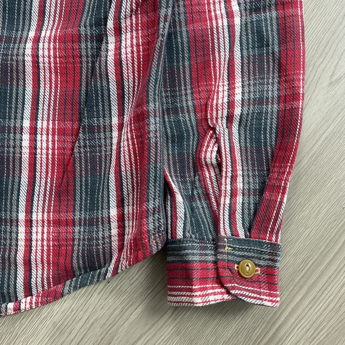 Japanese Brand × Sugar Cane × Toyo Enterprises 🇯🇵 Vintage Sugar Cane Red Plaid Flannel Shirt Size US S / EU 44-46 / 1 - 8 Thumbnail