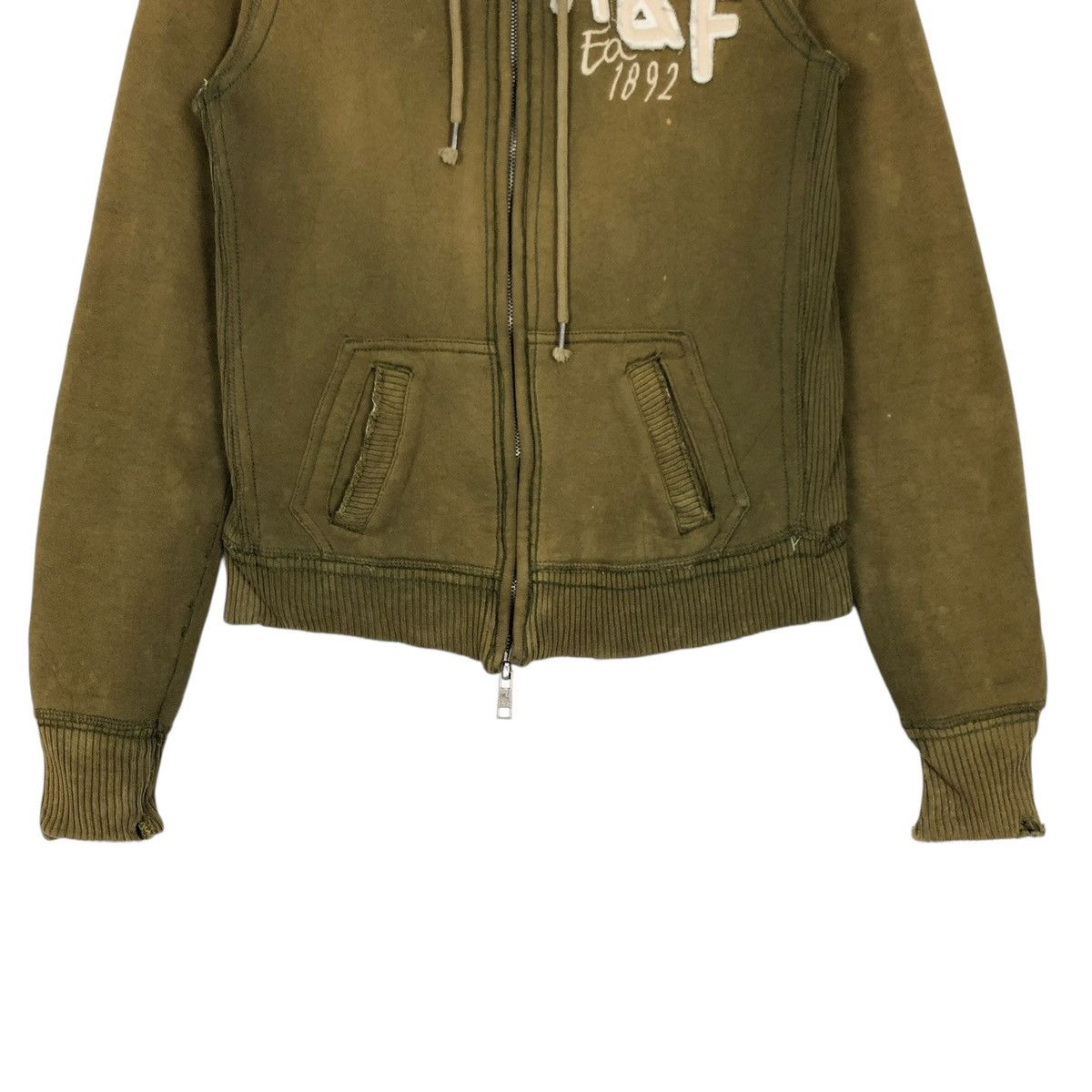 Abercrombie & Fitch Vintage Abercrombie & Fitch New York Jacket Hoodie Faux Fur Size US S / EU 44-46 / 1 - 6 Thumbnail