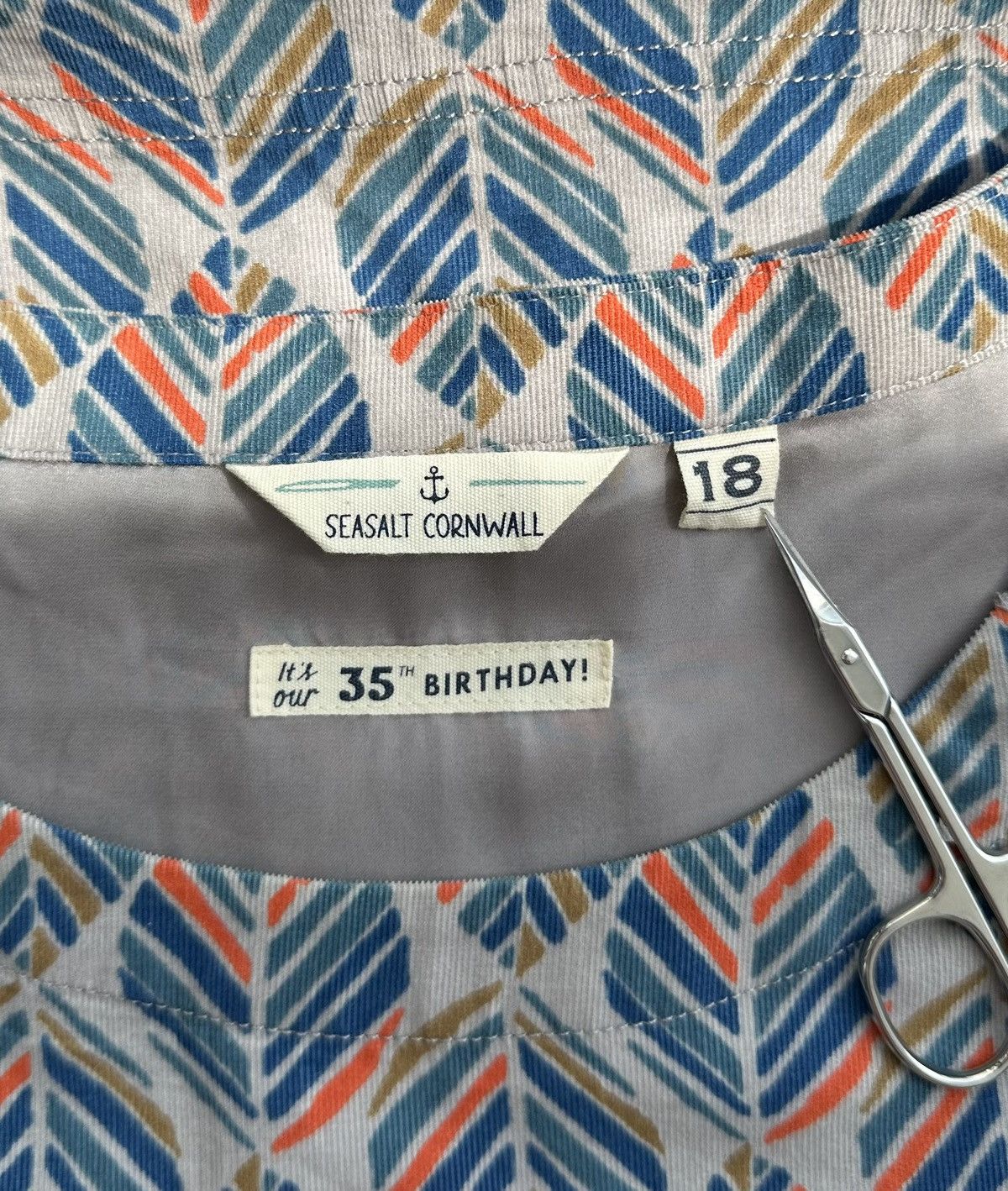 Other Seasalt Cornwall Print Dress Women's Size 46 Size L / US 10 / IT 46 - 7 Thumbnail
