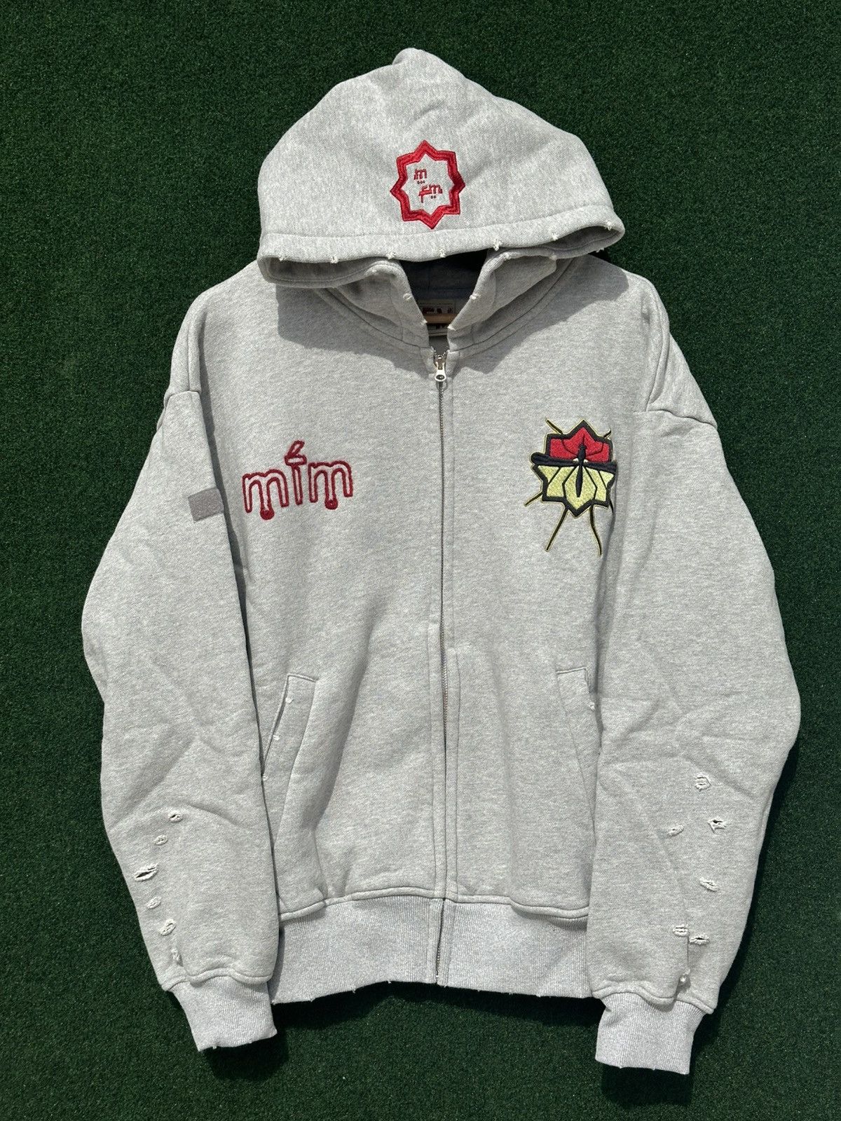 murd333r.fm MURD333R.FM GREY SPECIAL OPS HOODIE SIZE M Size US M / EU 48-50 / 2 - 1 Thumbnail