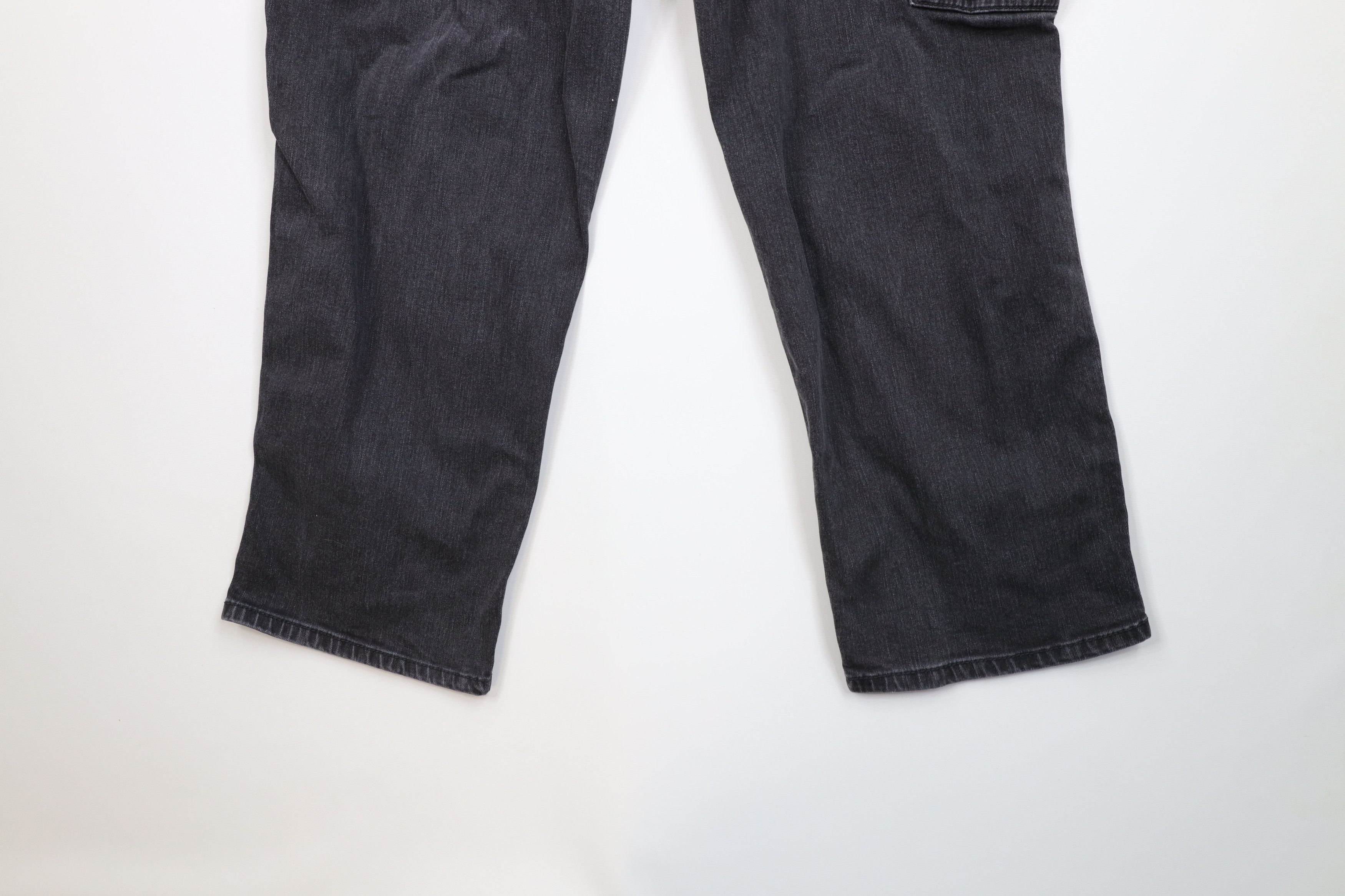 Caterpillar Vintage Cat Caterpillar Wide Leg Dungaree Jeans Black Size US 38 / EU 54 - 14 Thumbnail