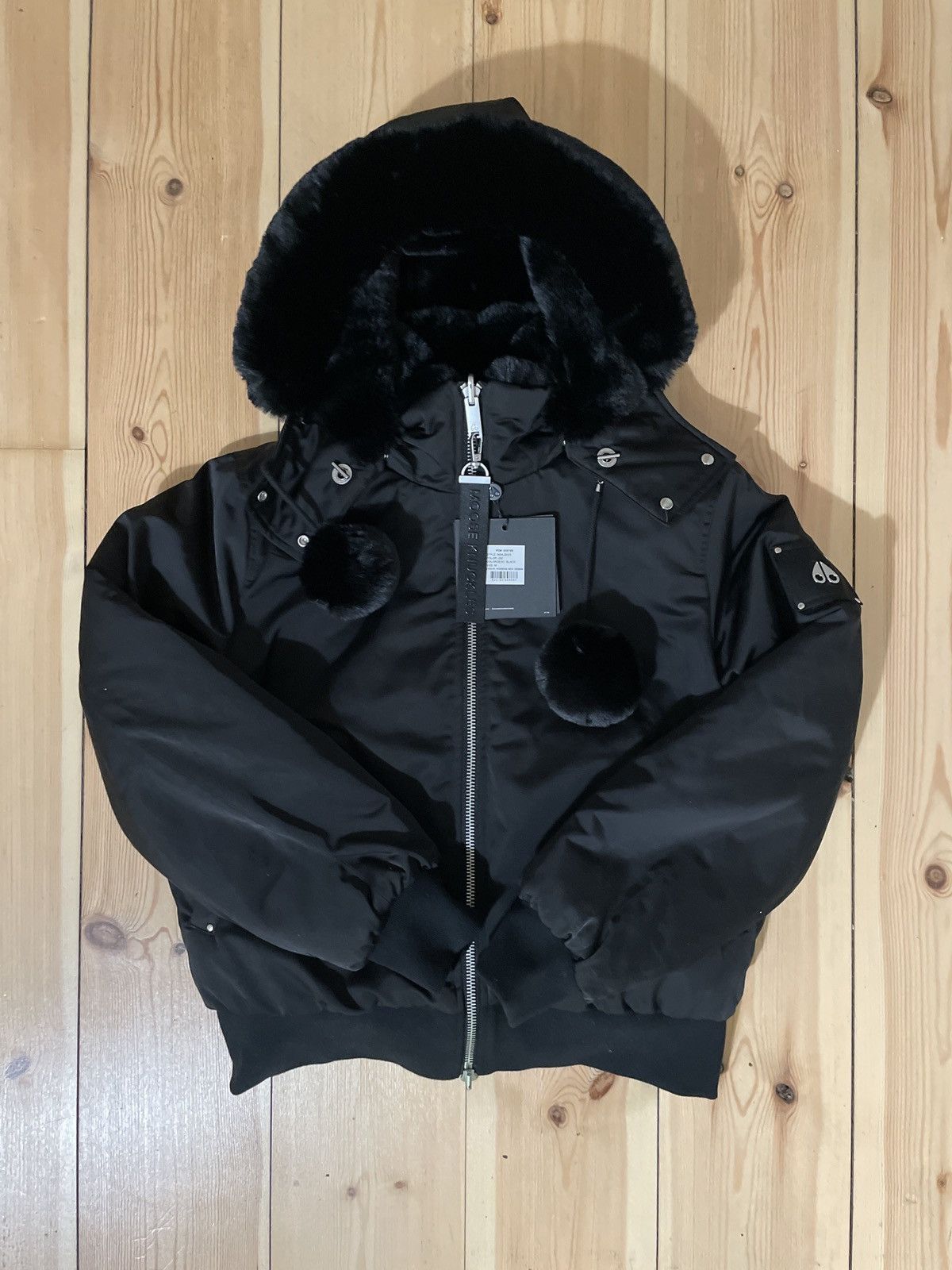Moose Knuckles New Debbie Reversible Bomber Jacket Size M / US 6-8 / IT 42-44 - 1 Thumbnail