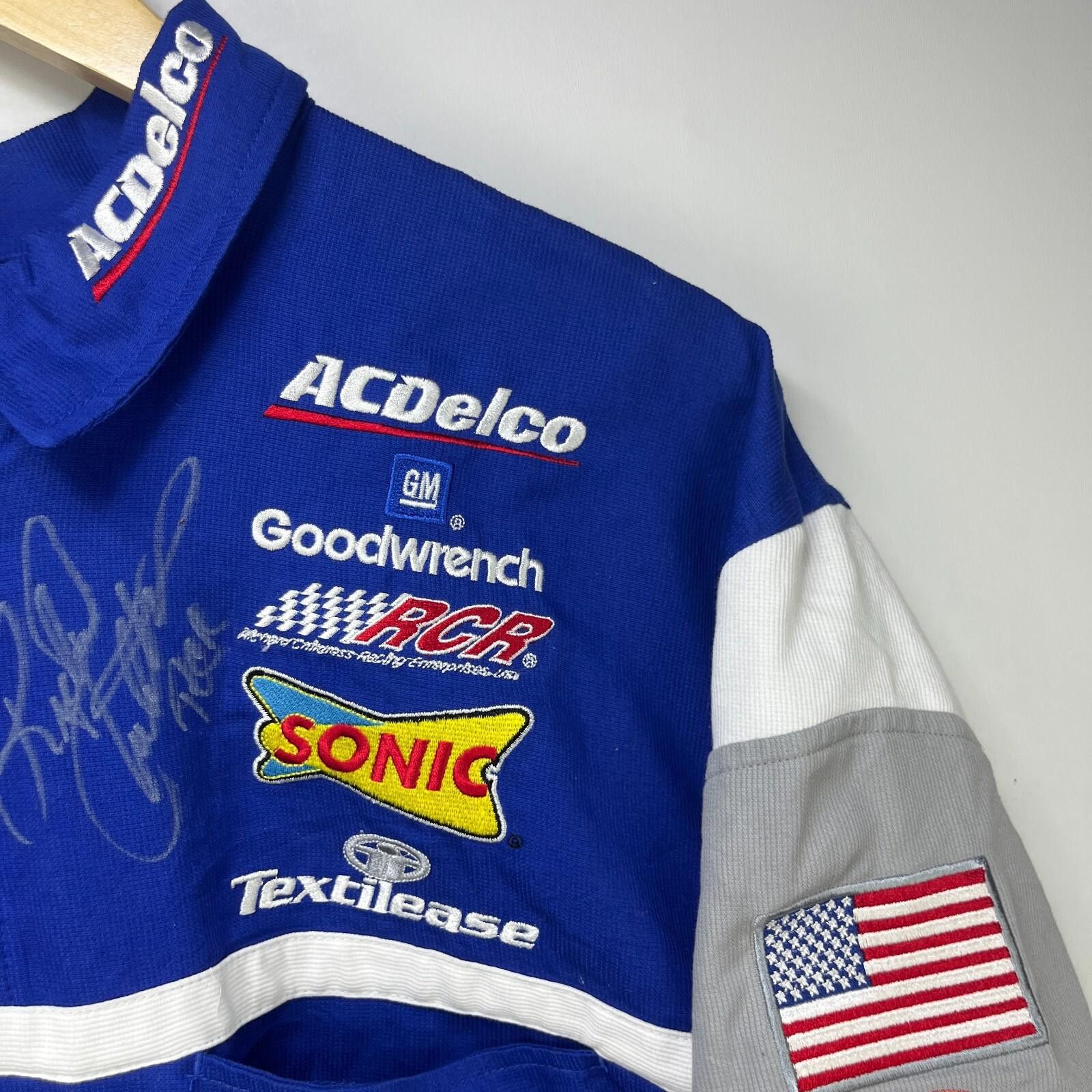 Nike Vintage Nike NASCAR Ron Hornaday Signed Shirt Large Size ONE SIZE - 5 Thumbnail