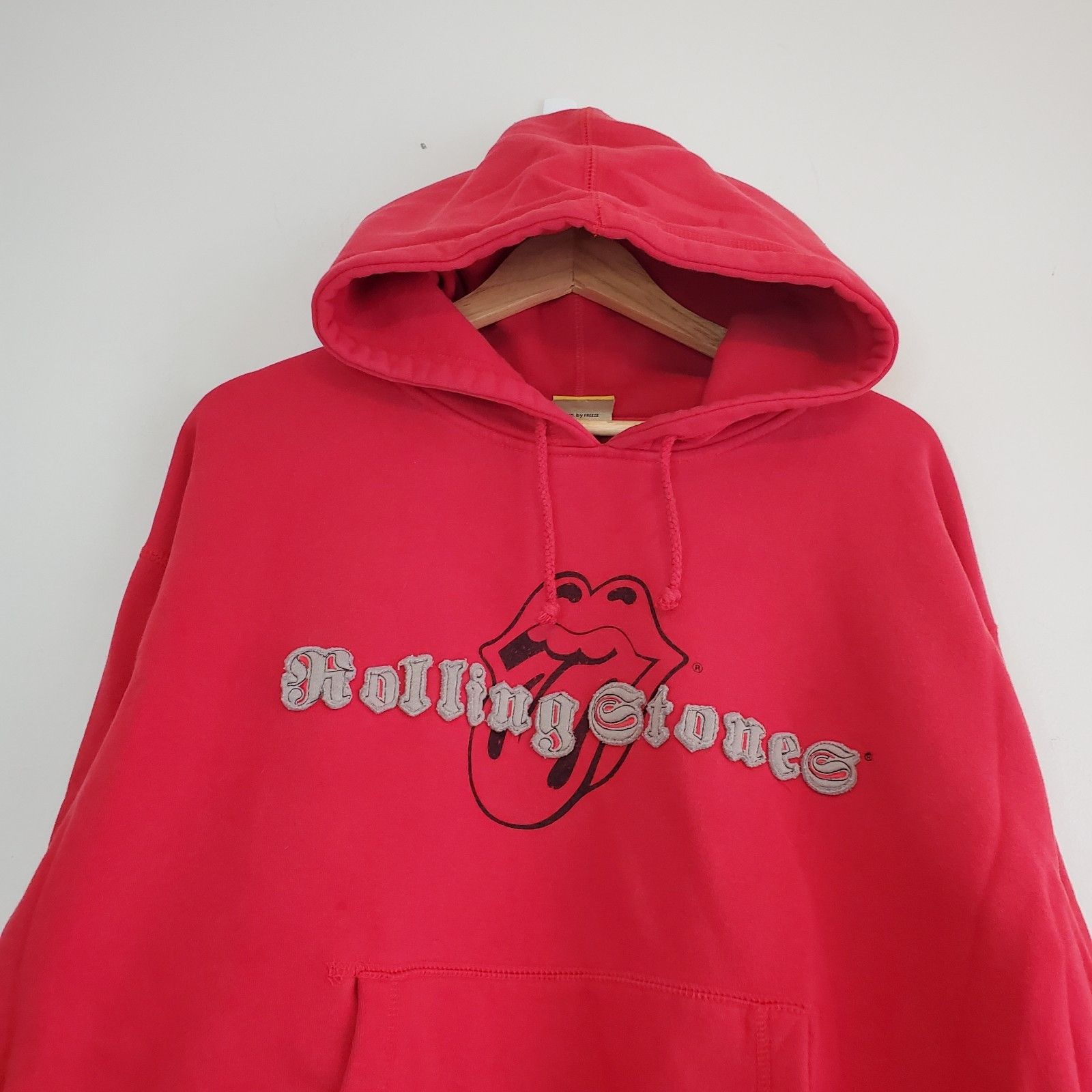 The Rolling Stones Vintage 90s Rolling Stones Band Hoodie Sweater Red Size XL Size US XL / EU 56 / 4 - 3 Thumbnail