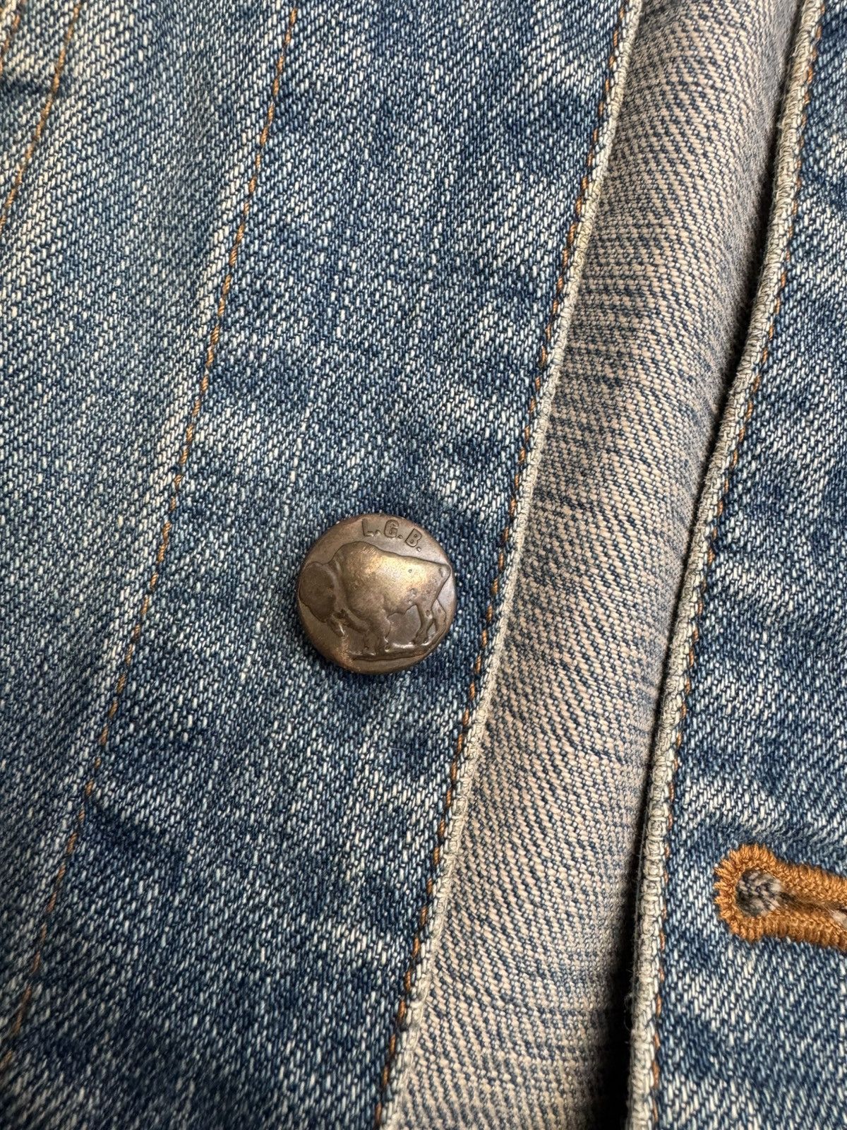 Le Grande Bleu (L.G.B.) LGB le grand bleu distressed denim jacket Size US M / EU 48-50 / 2 - 6 Thumbnail
